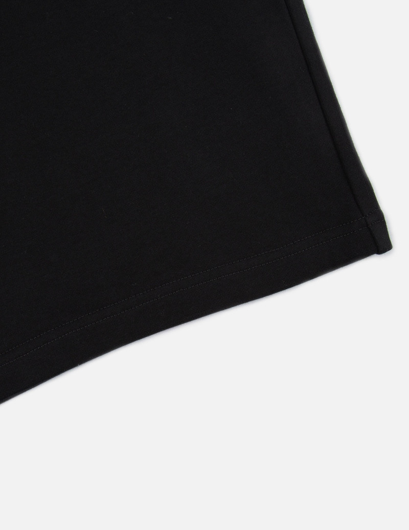 KAMON AND LOGO PRINT SWEAT SHORTS 10