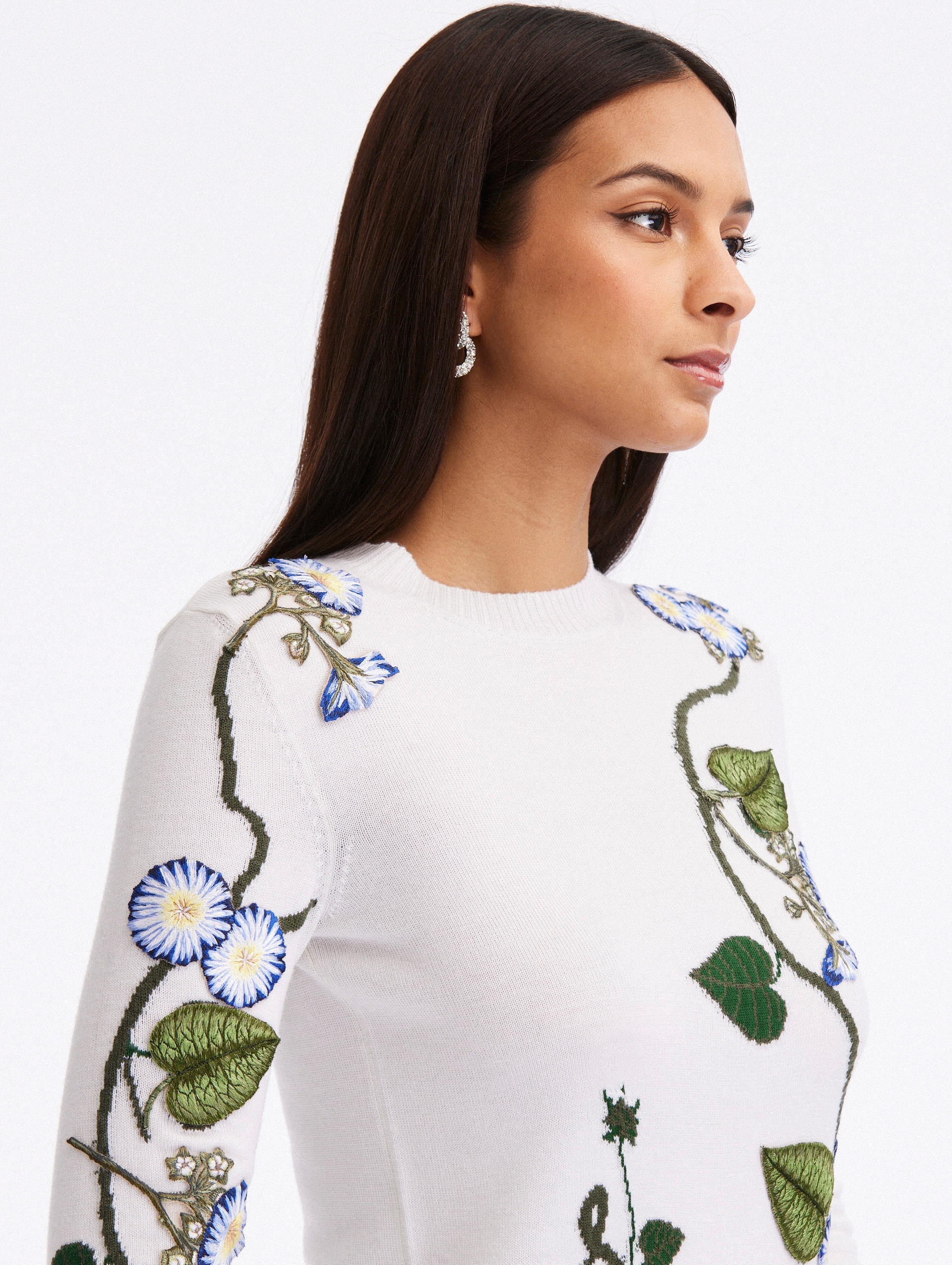 MORNING GLORY THREADWORK PULLOVER - 4