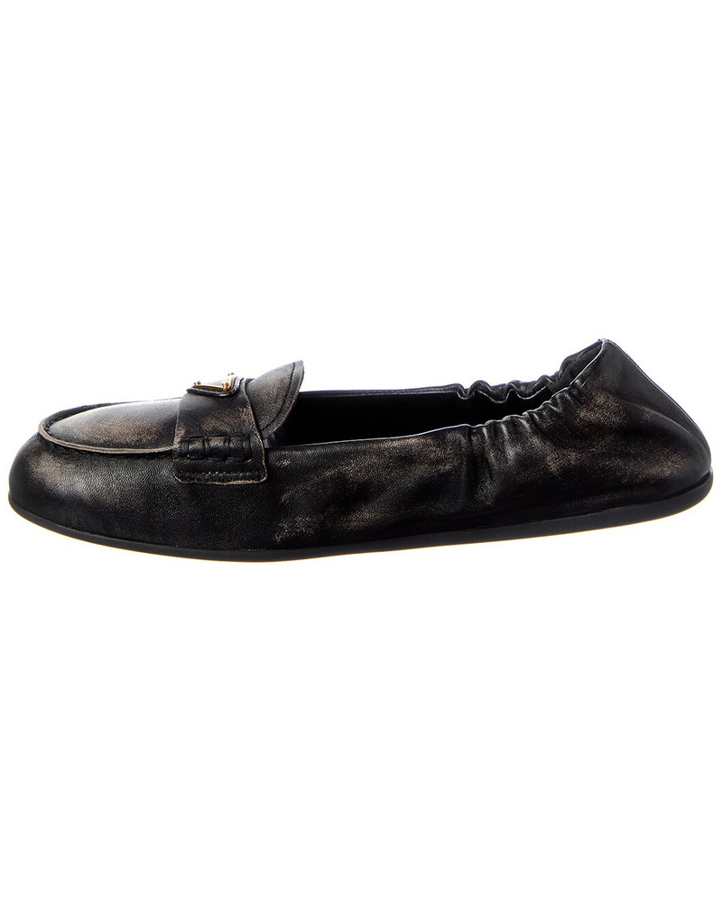 Prada Prada Logo Leather Loafer outlook