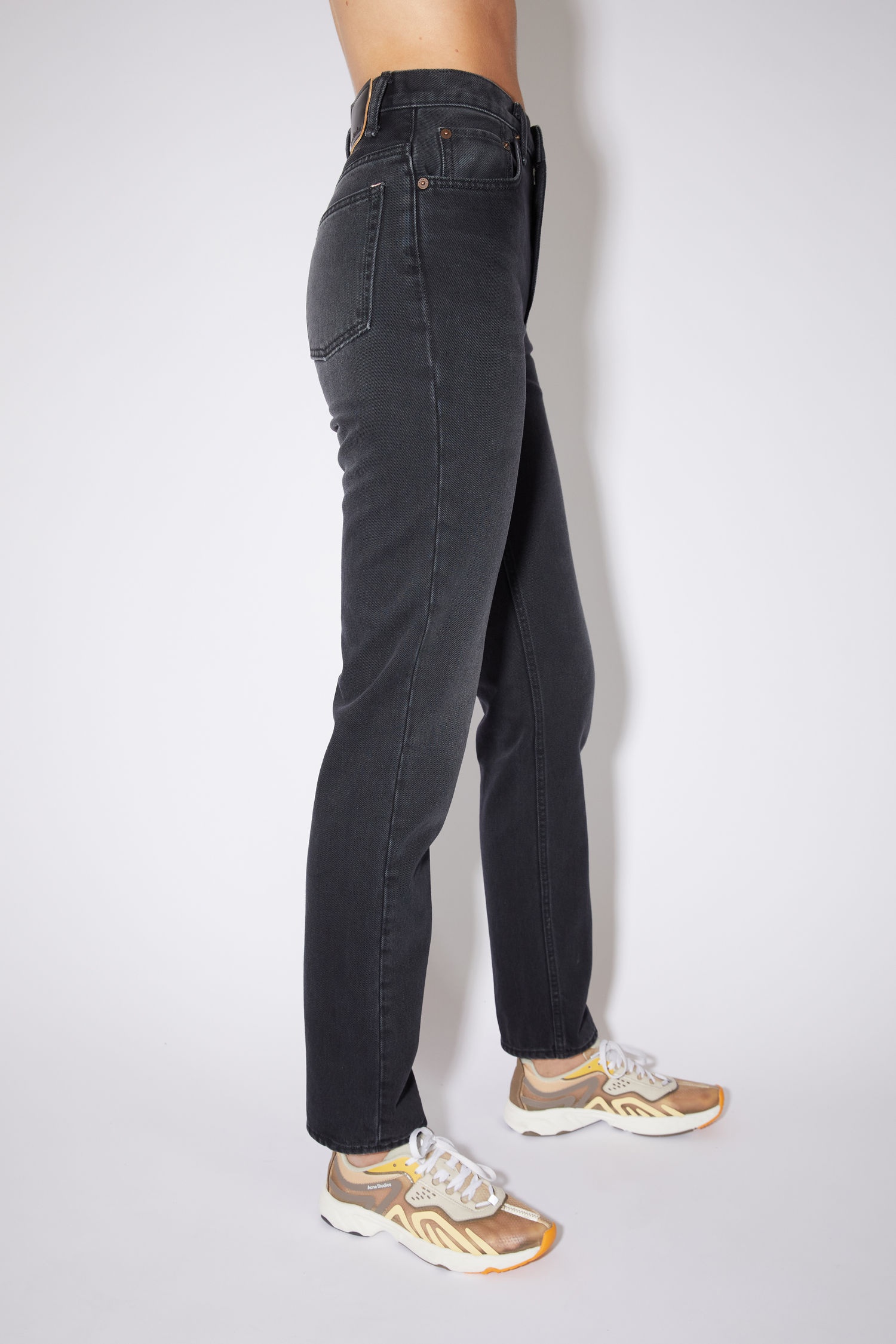 Slim fit jeans washed black - 4