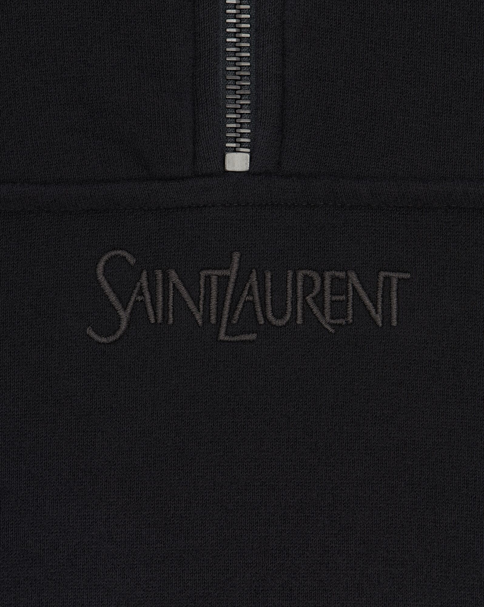 saint laurent half-zip sweatshirt - 4