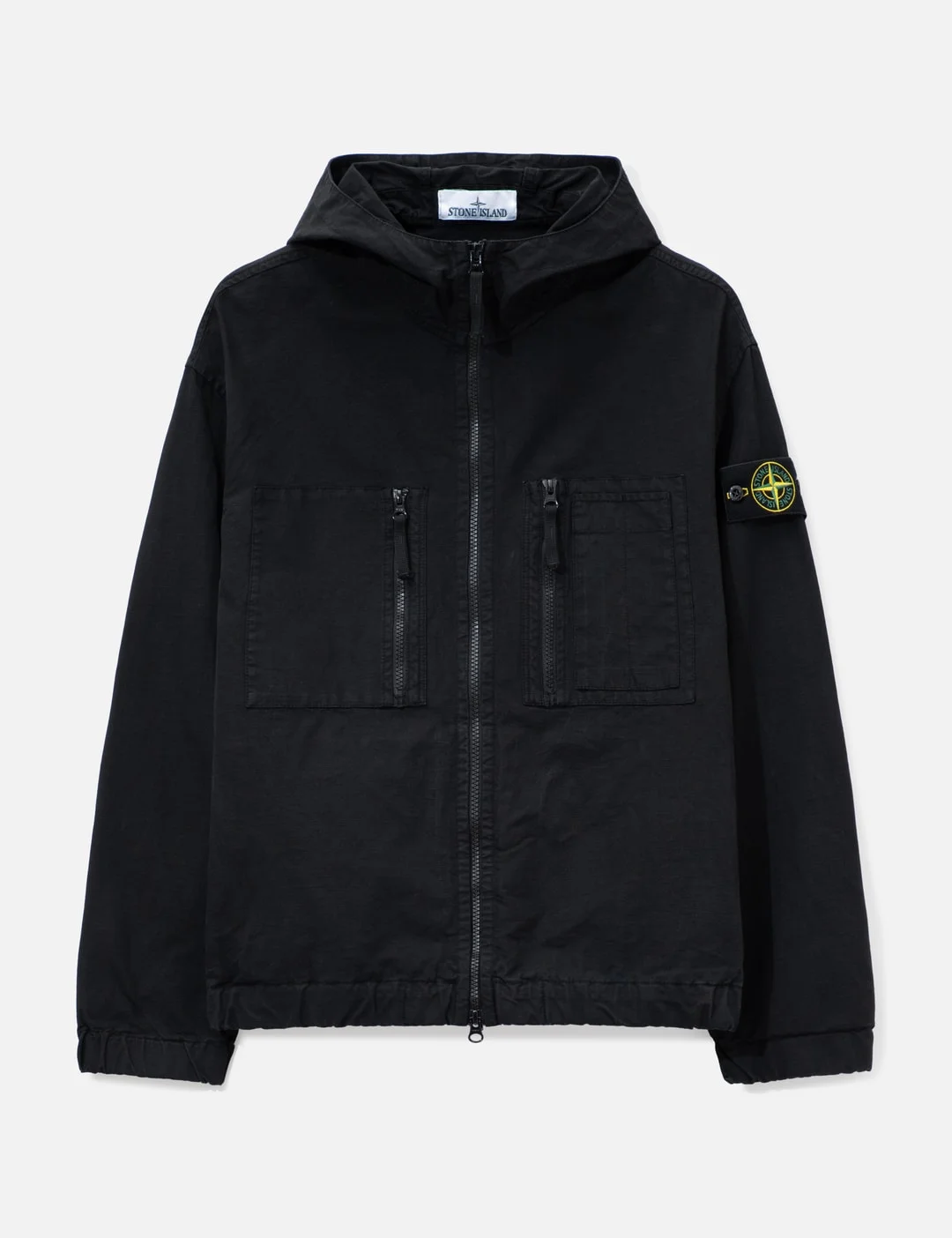 RIPSTOP ZIP-UP HOODED SHIRT - 1