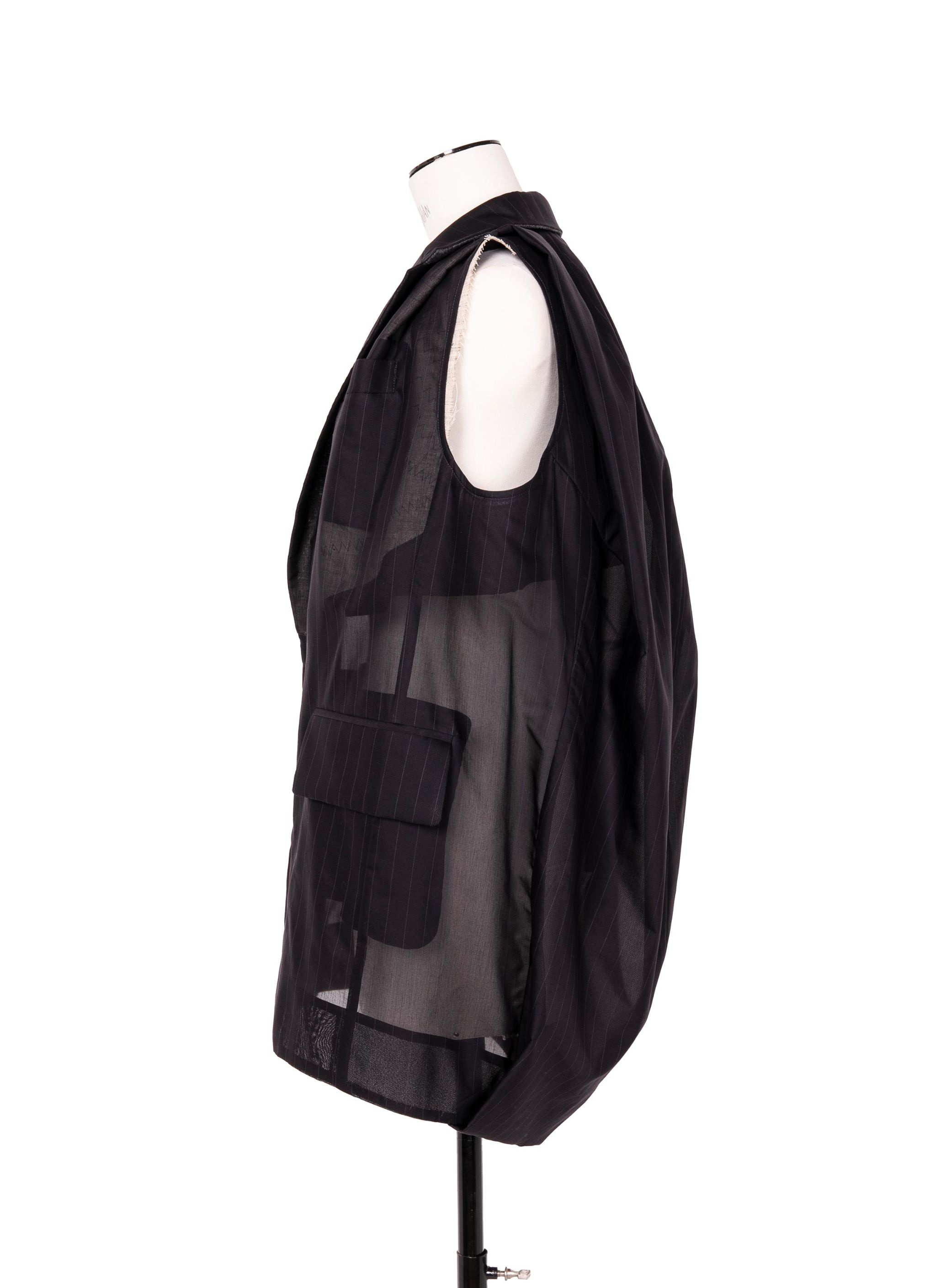 Chalk Stripe / Glencheck Vest - 3