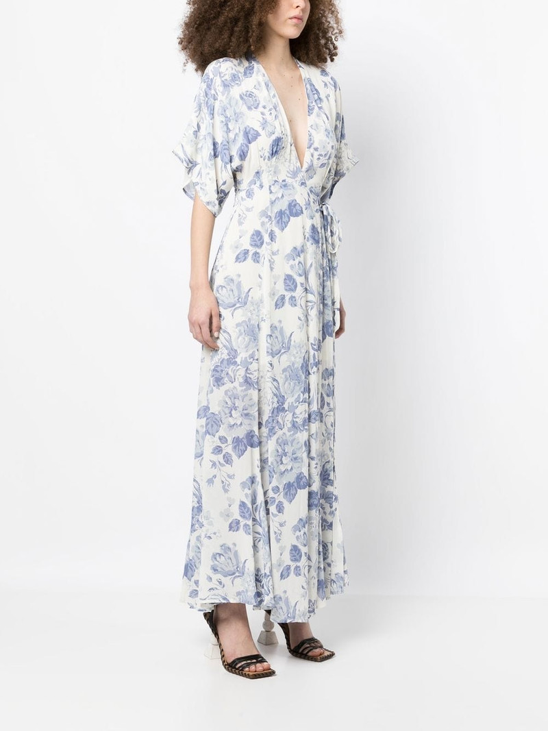 Winslow draped wrap dress 3