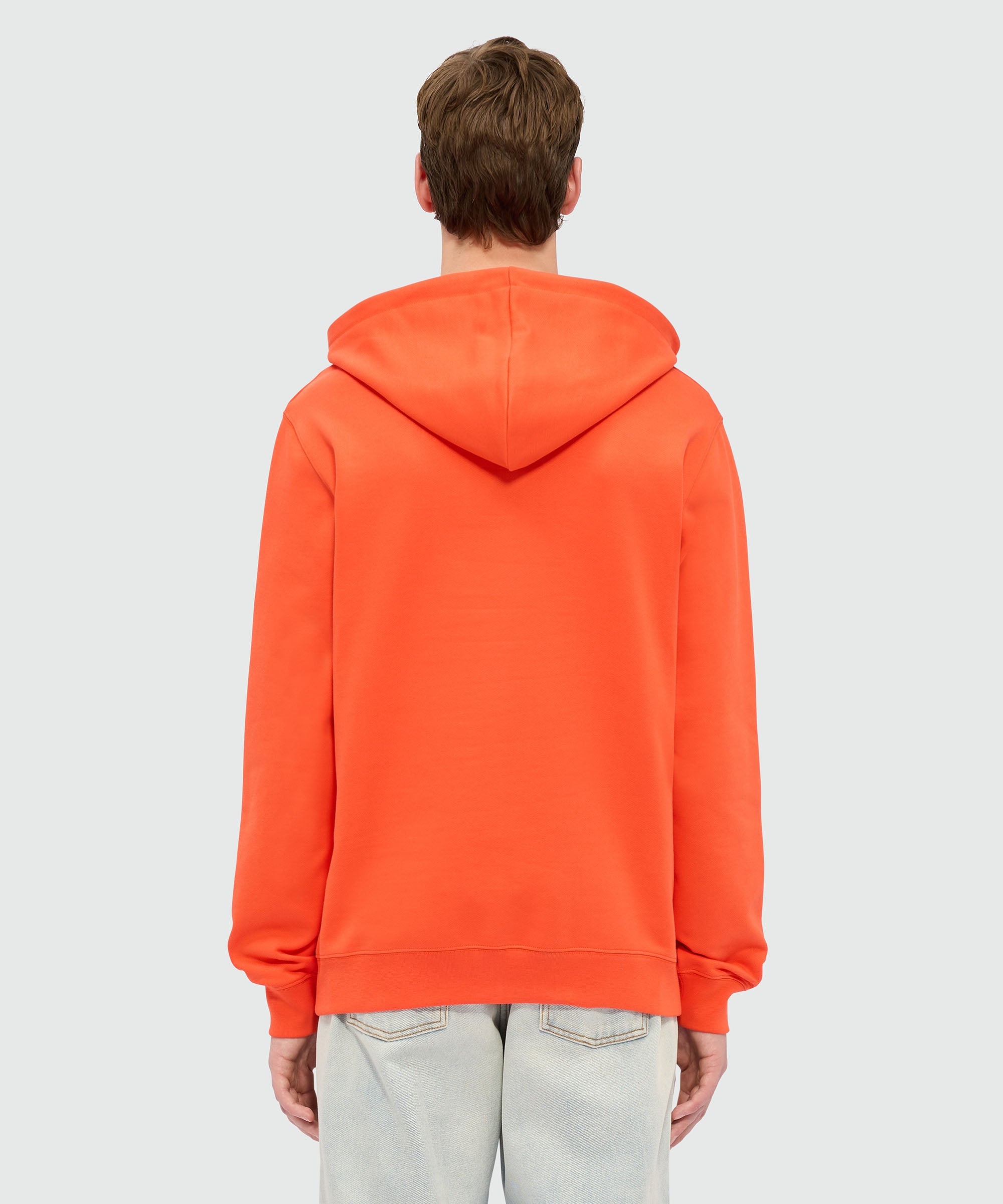 Red jersey sweatshirt with Luke Edward Hall x MSGM graphics - 3