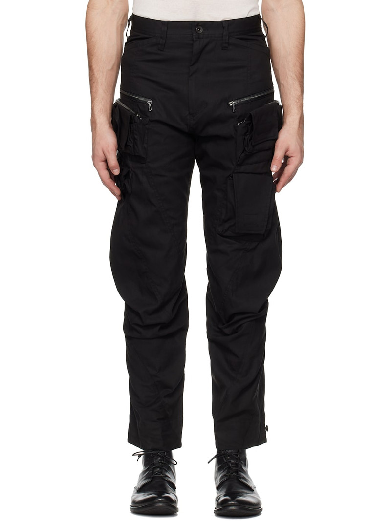 Black Tactical Cargo Pants 1