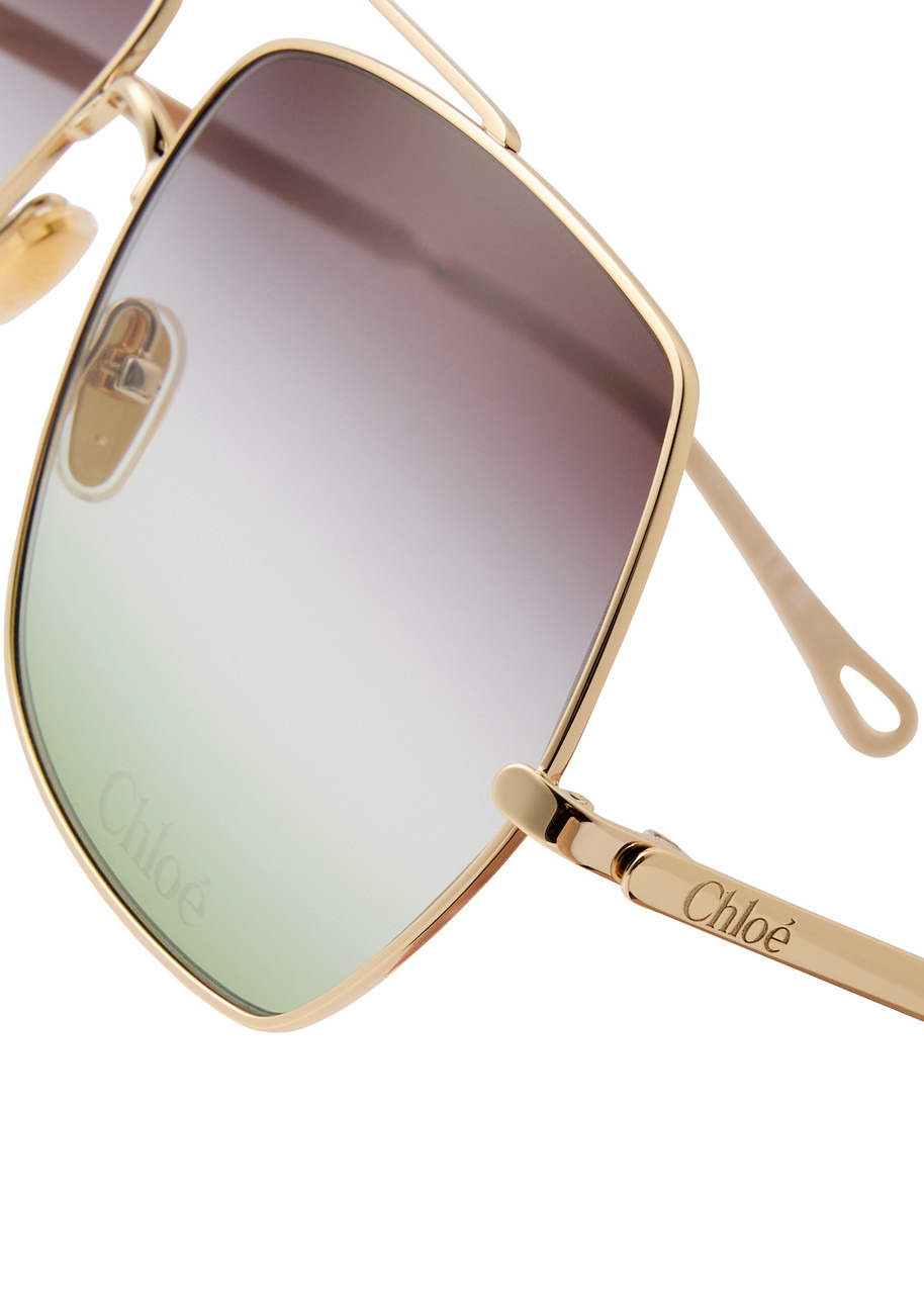 Chloe Aviator-style Sunglasses - 3