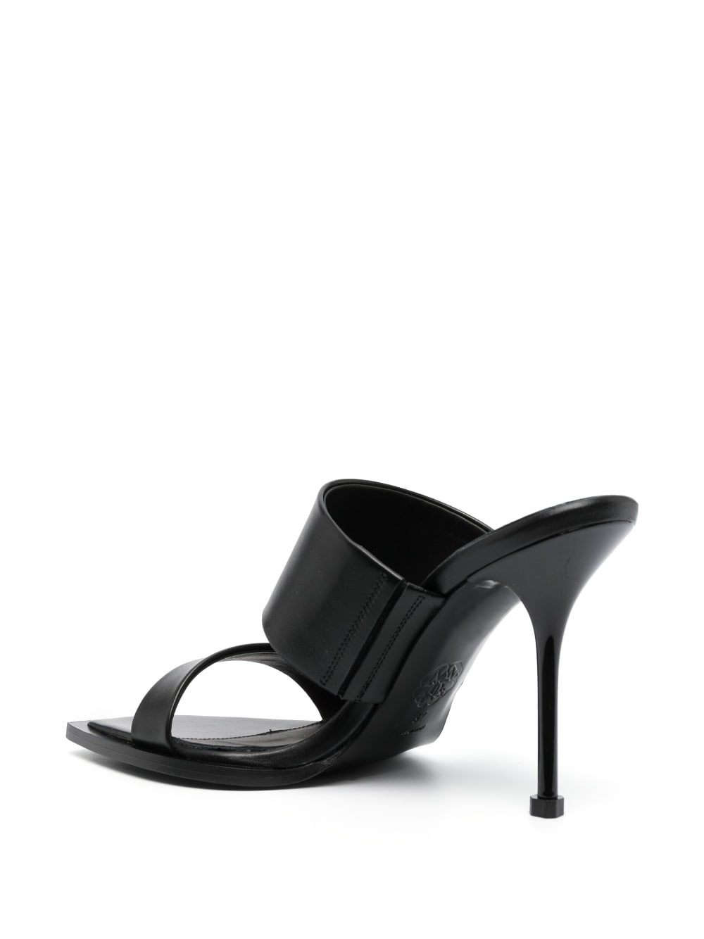 105mm leather mules - 3