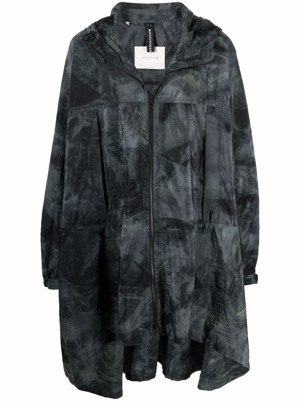 MIST tie-dye cape raincoat - 1