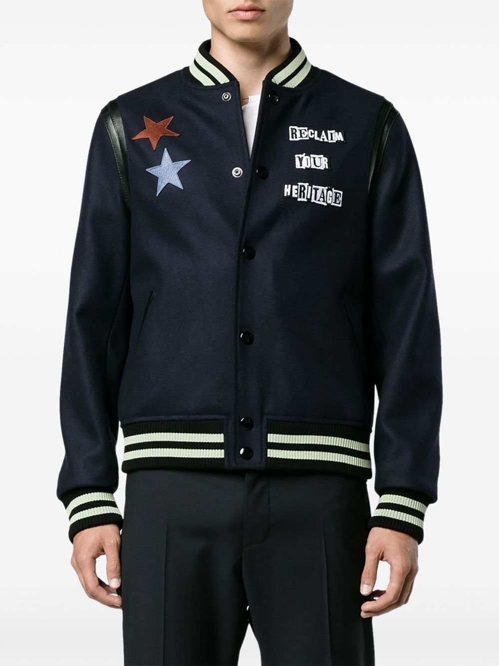 printed bomber jacket - 3