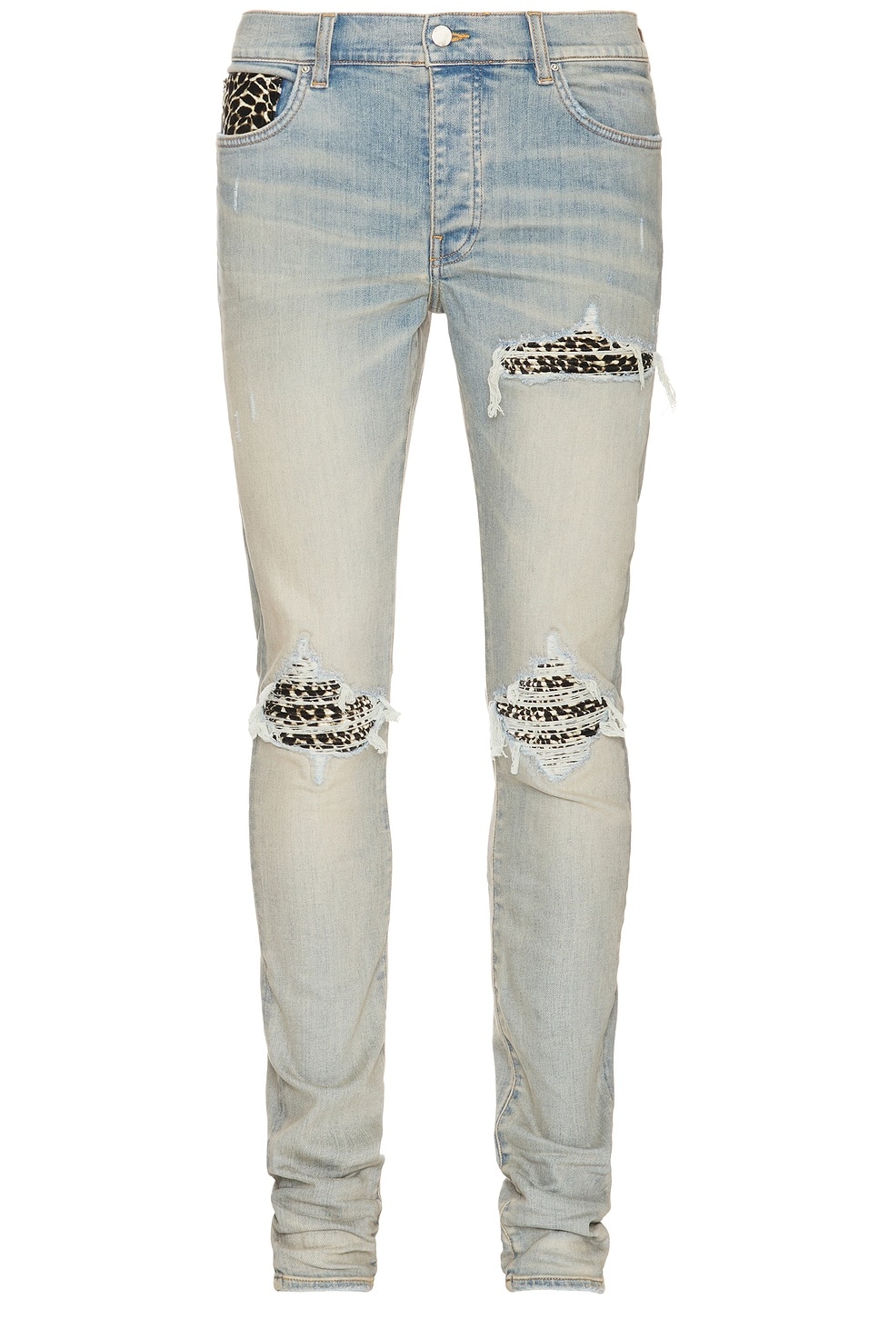 AMIRI Leopard MX1 Jean | forward | REVERSIBLE