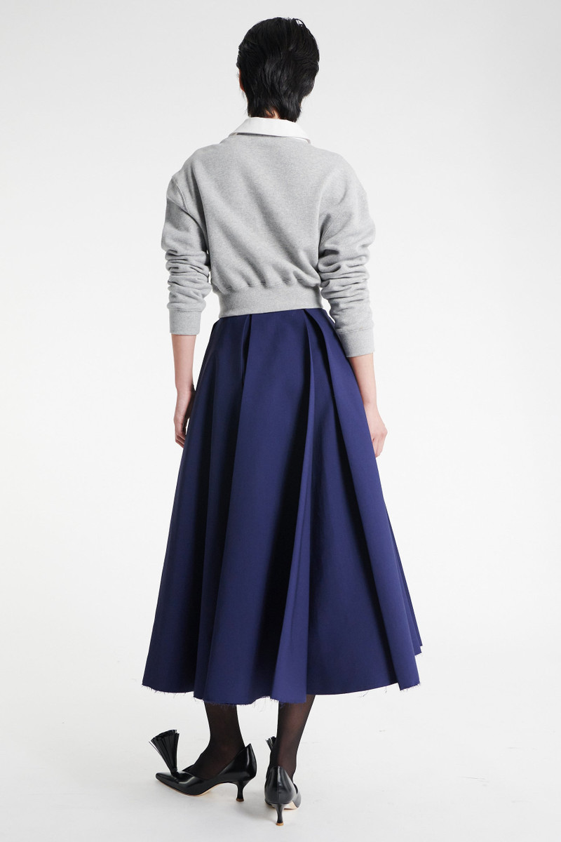 PLEATED SKIRT NAVY 5