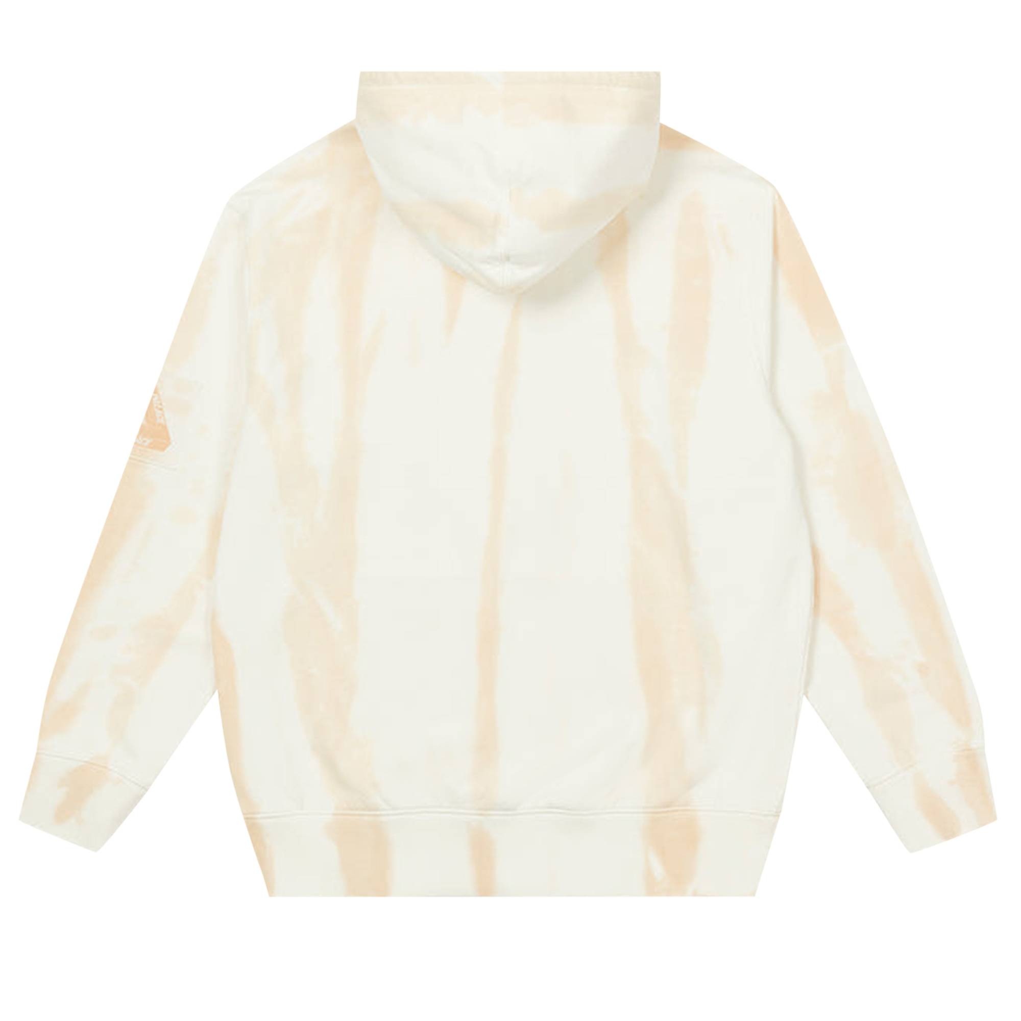 Palace Zebra Tie Dye Hood 'Sand' - 2