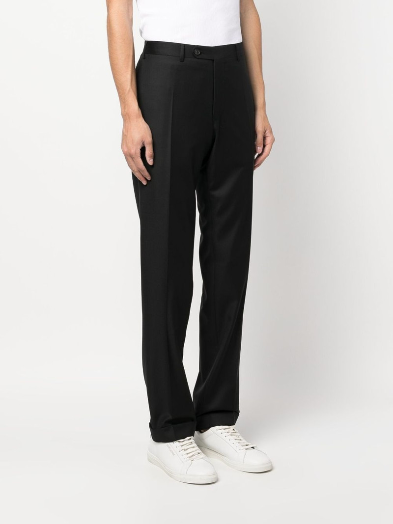 straight-leg wool tailored trousers 3