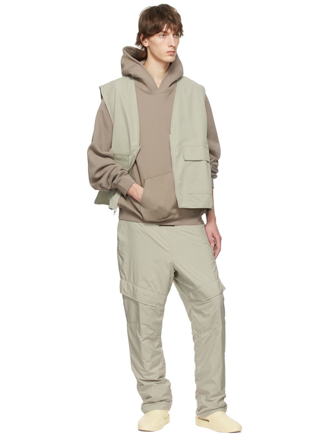 Green Cotton Vest - 4