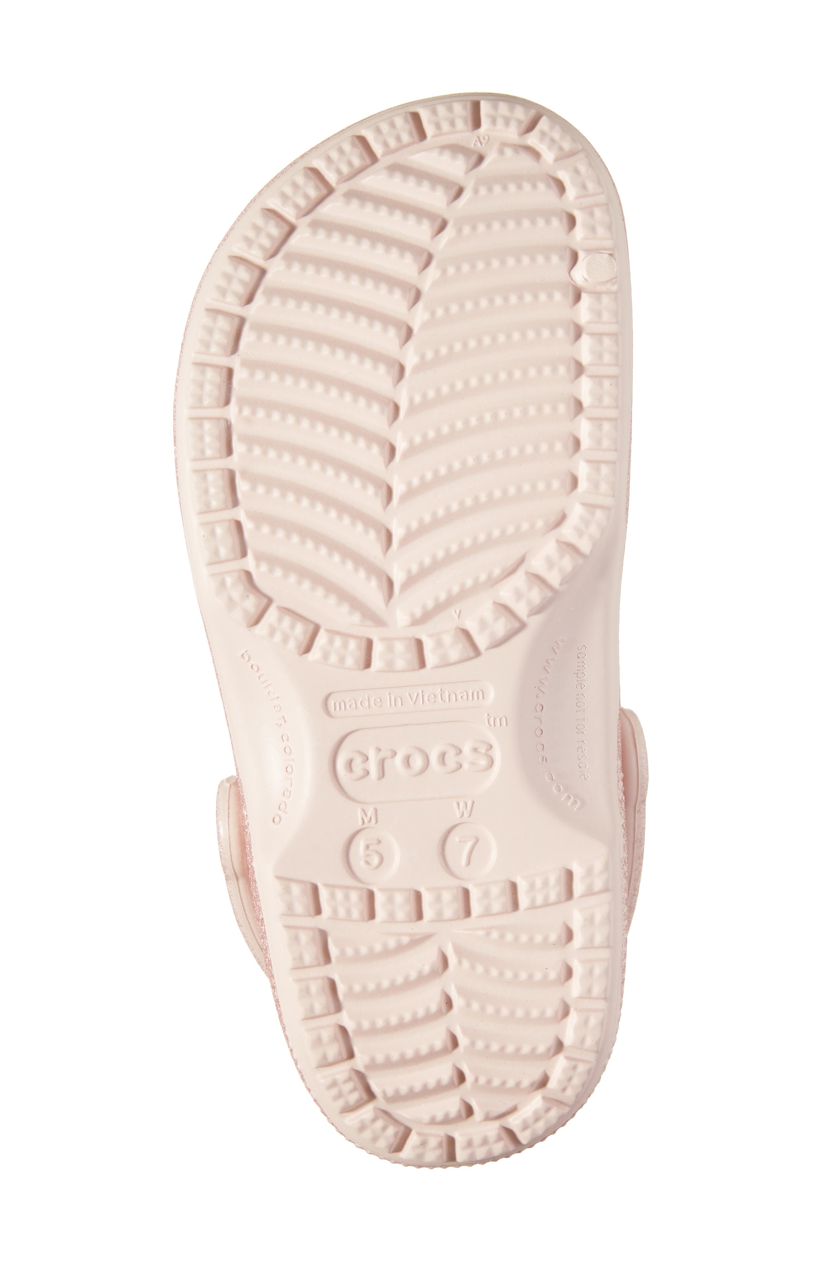 CROCS Gender Inclusive Classic Glitter Clog in Quartz Glitter at Nordstrom - 6