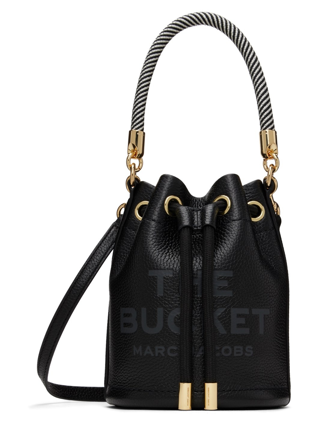 Black 'The Leather Micro Bucket' Bag - 1