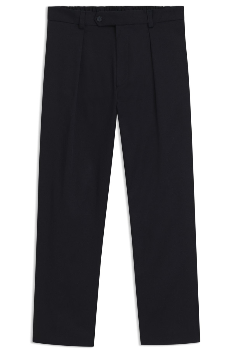 BECKHAM X BOSS TROUSERS IN STRETCH COTTON 1