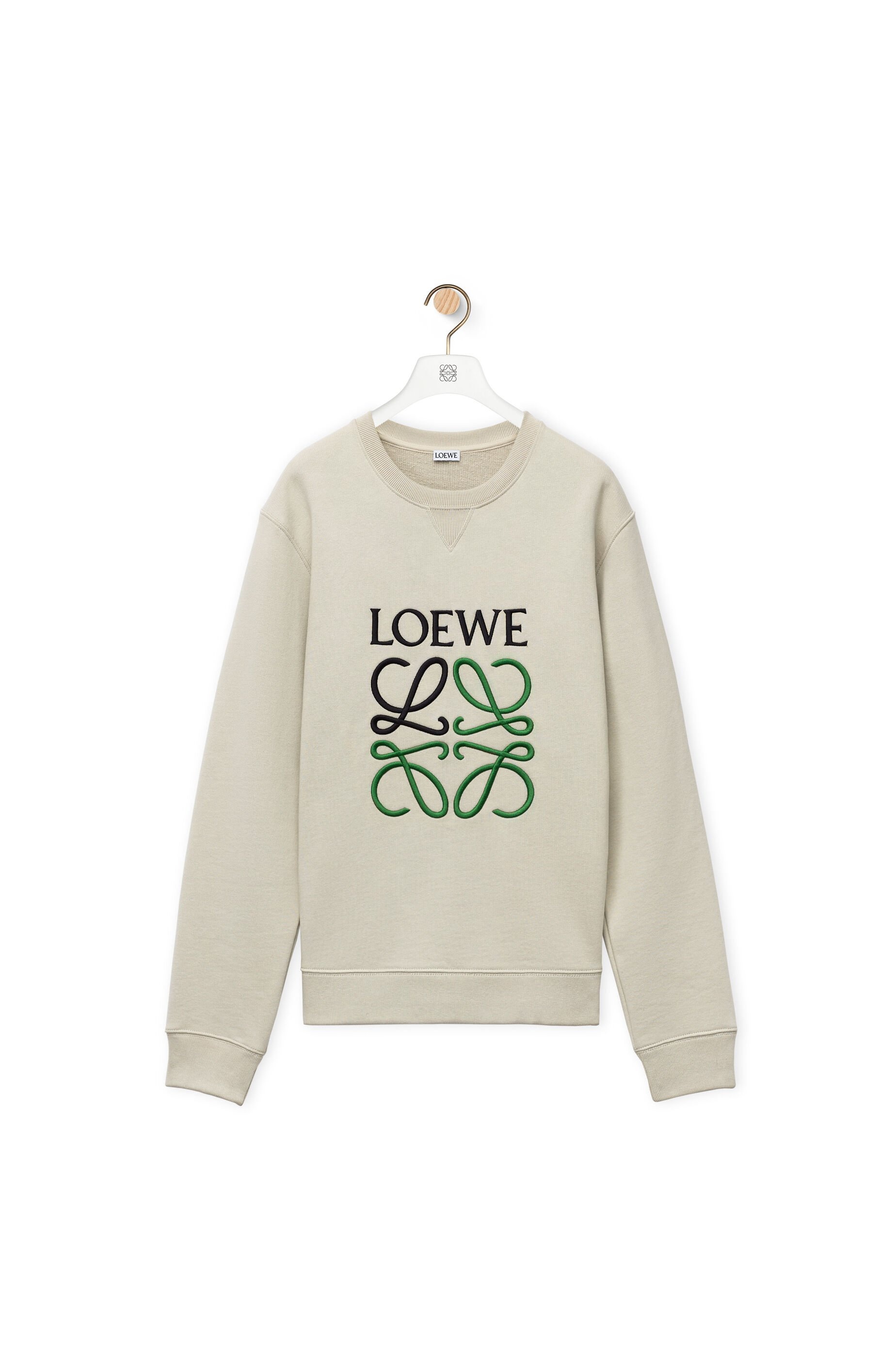 Loewe - Logo-Embroidered Cotton-Jersey Sweatshirt - Blue Loewe