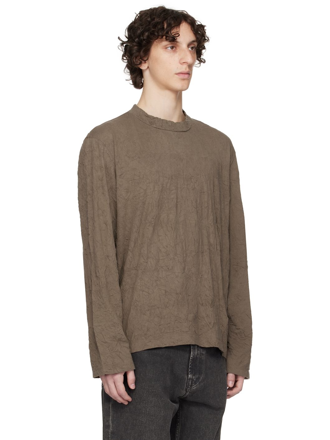 Khaki Big Longsleeve T-shirt - 2