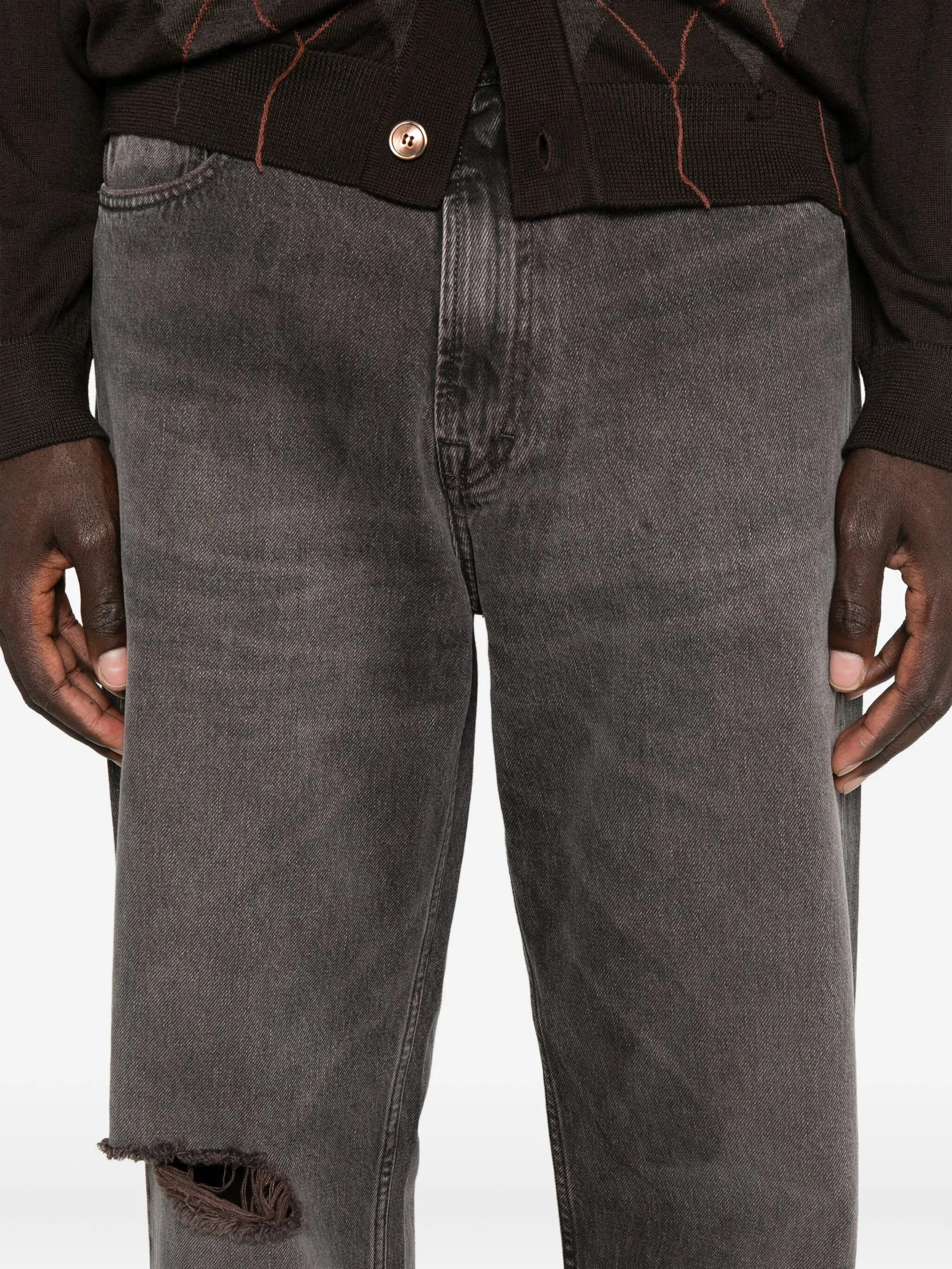 Our Legacy Third Cut Ripped-detail Jeans - 4