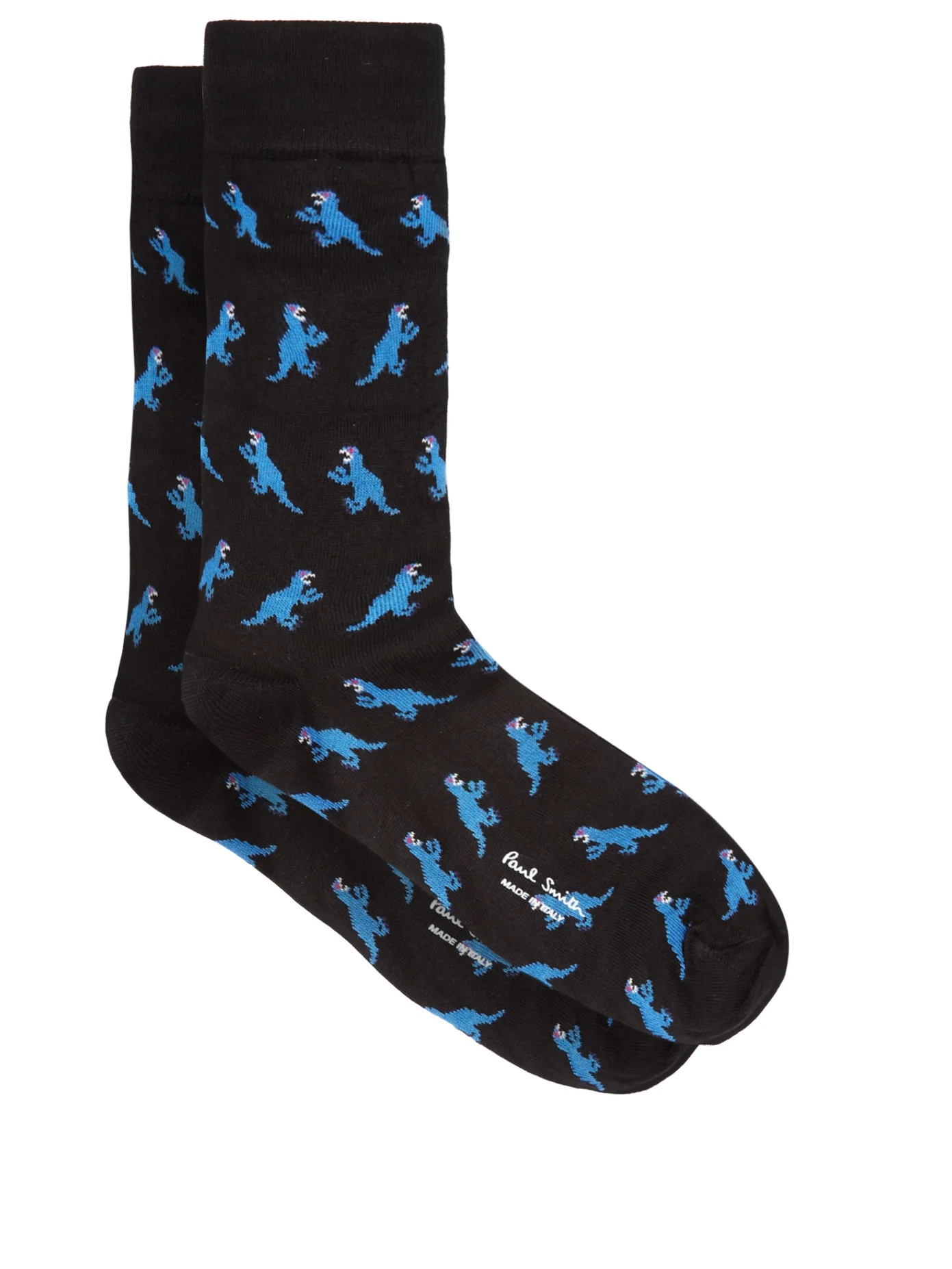 Dinosaur intarsia-knit socks - 1