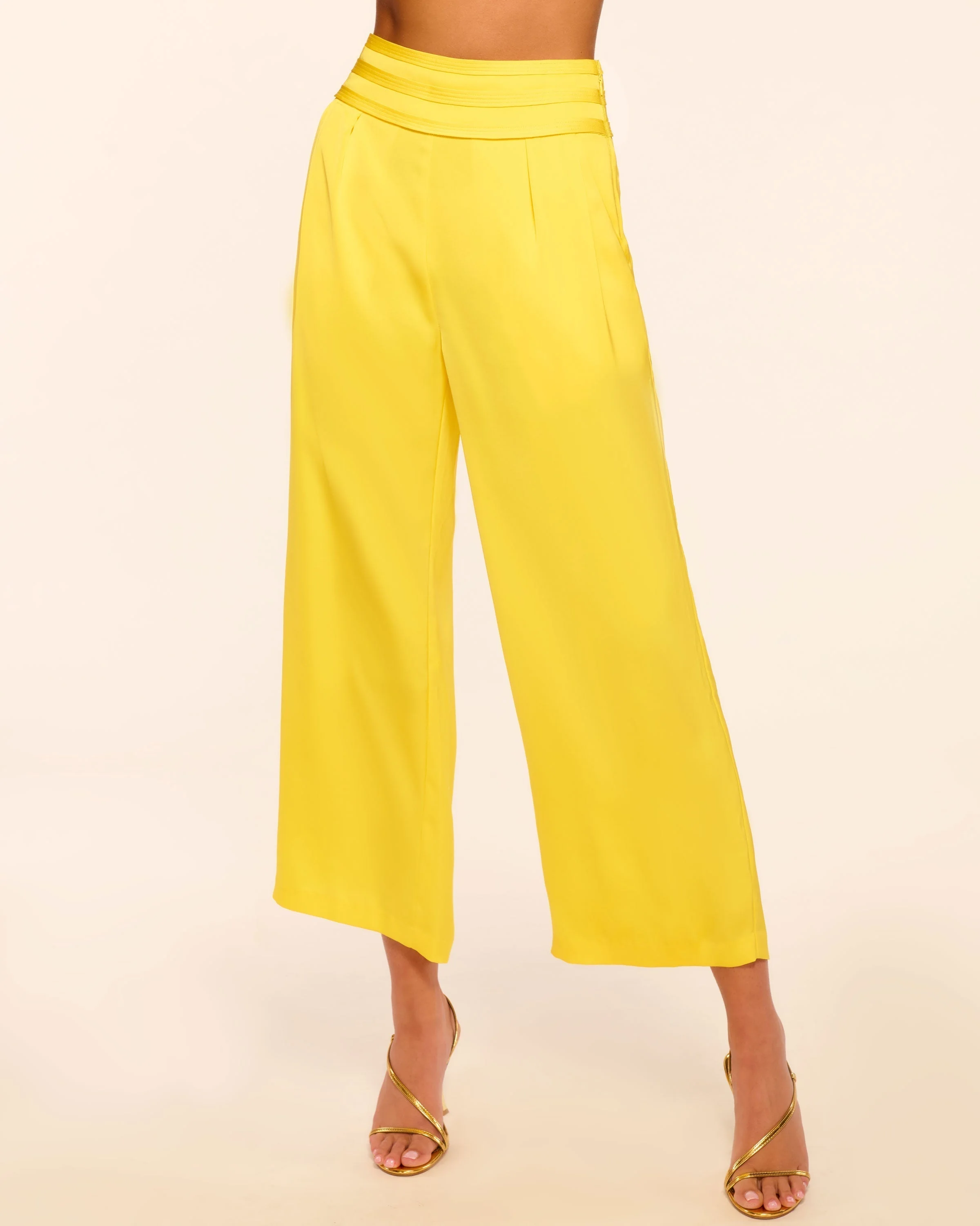 Joss Cropped Wide Leg Pant - 1