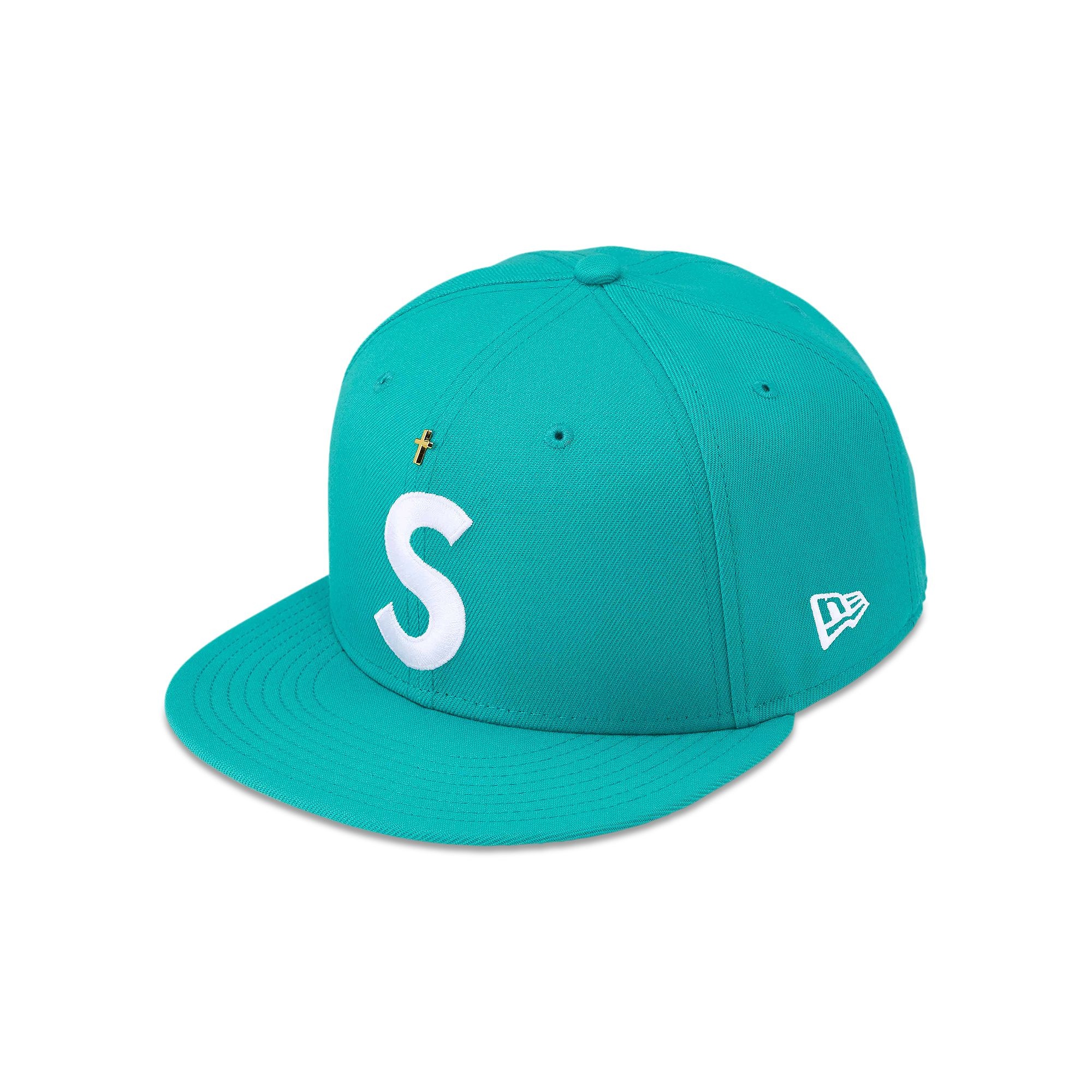 Supreme Gold Cross S Logo New Era 'Teal' - 1