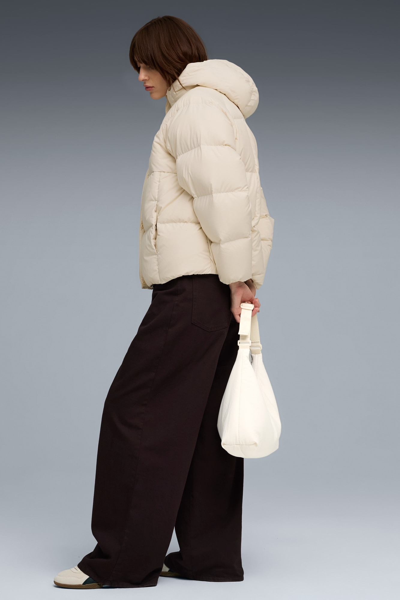 Hooded Down Puffer Jacket Women - 5