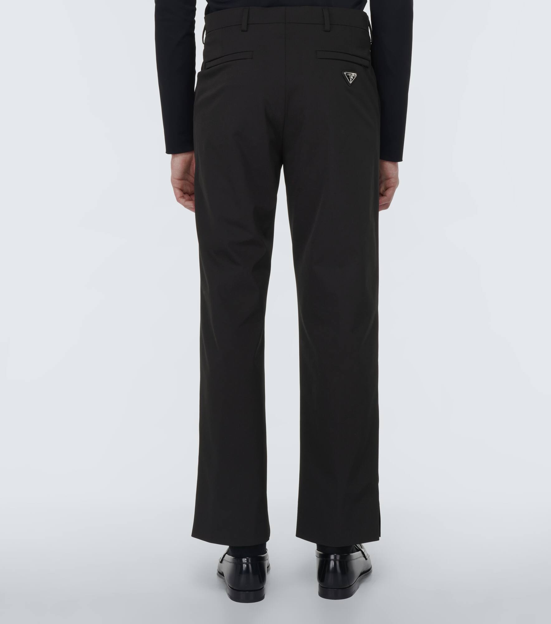 Tailored straight-leg pants - 4