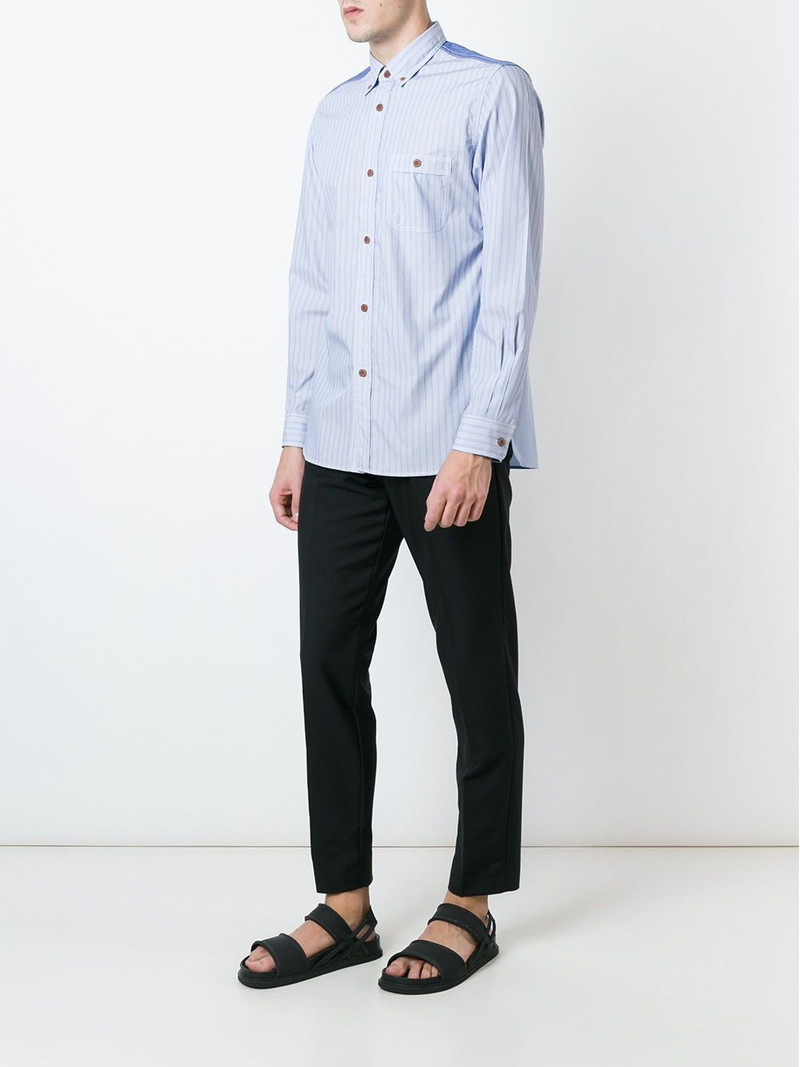 Junya Watanabe MAN striped panel shirt outlook