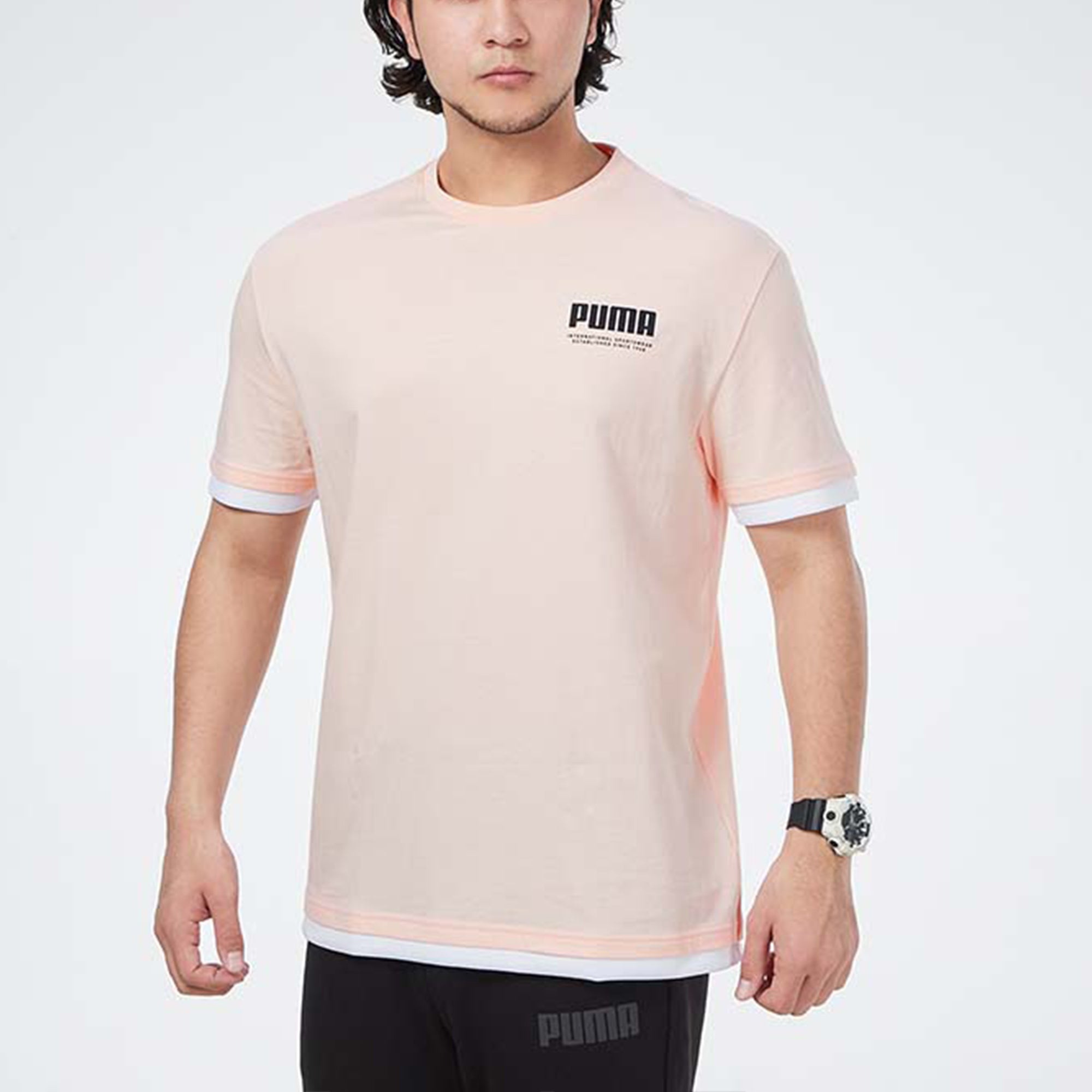 PUMA Summer Court T-Shirt 'Pink' 845862-27 - 4