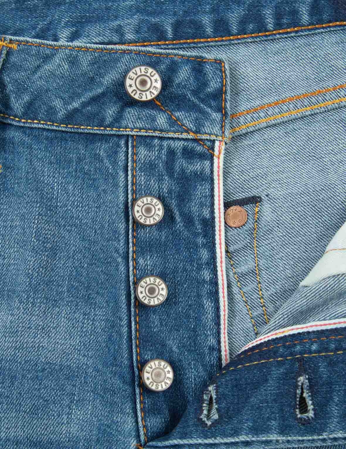 DECONSTRUCTED KAMON PRINT CROPPED-LENGTH CARROT FIT JEANS #2017 - 7