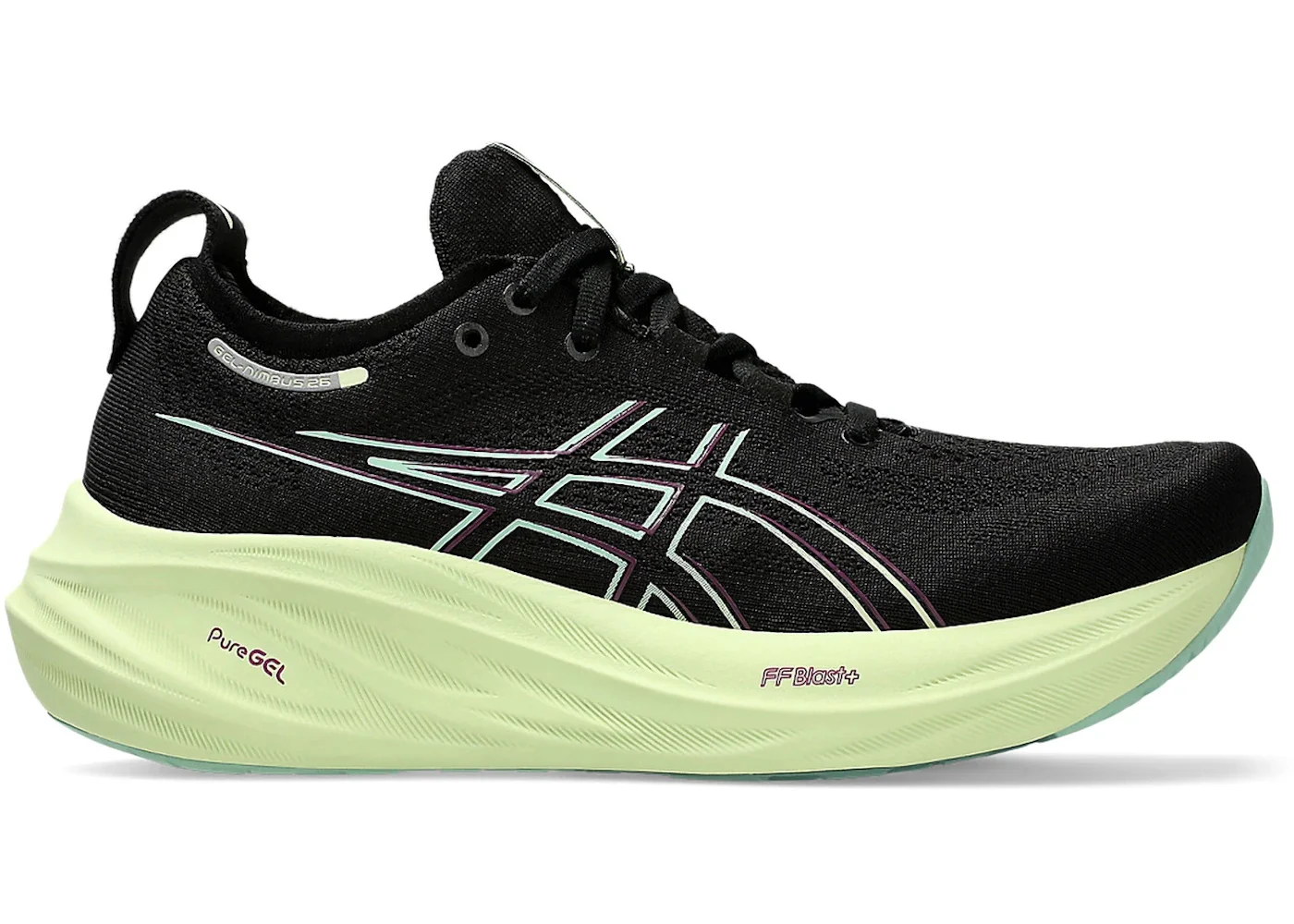 ASICS Gel-Nimbus 26 Black Cool Matcha (Women's) - 1