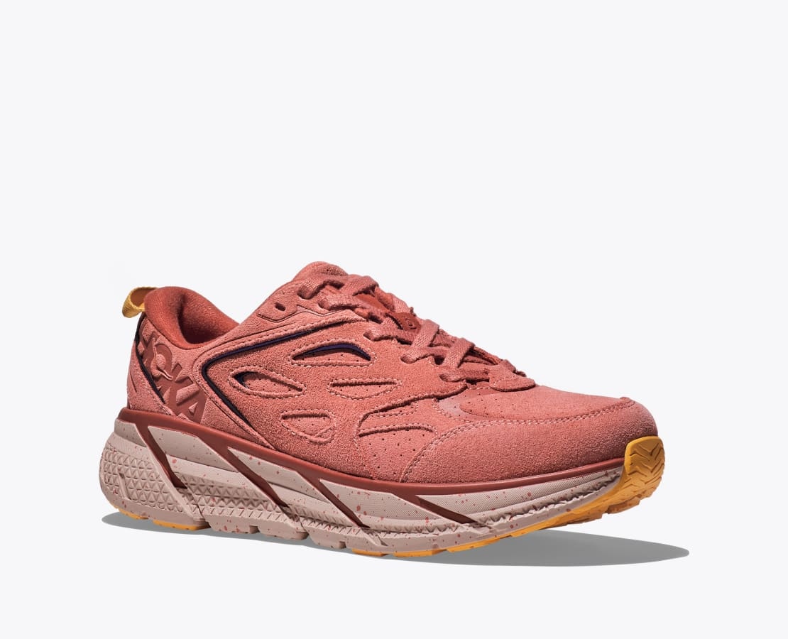 関税/送料込★HOKA★CLIFTON L SUEDE ロゴ スニーカー レザー HOKA ONE ONE All Gender Clifton L Suede | REVERSIBLE