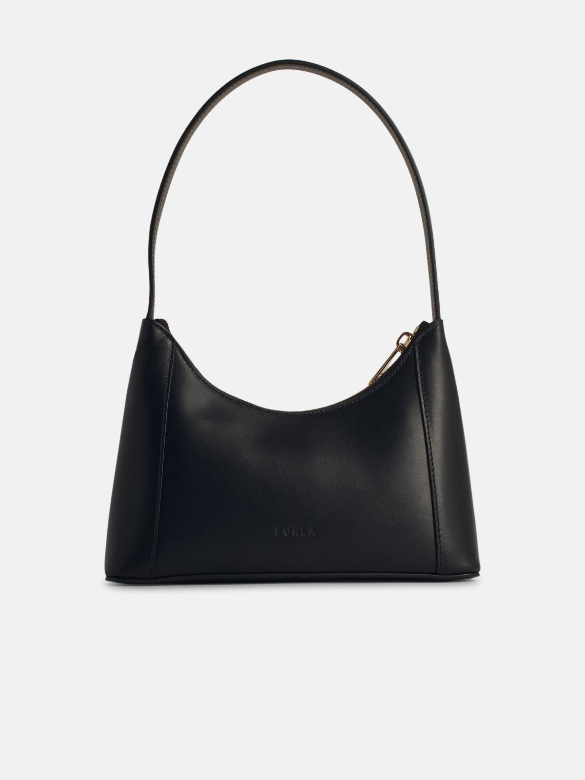 'HOBO DIAMANTE' BLACK LEATHER BAG - 3