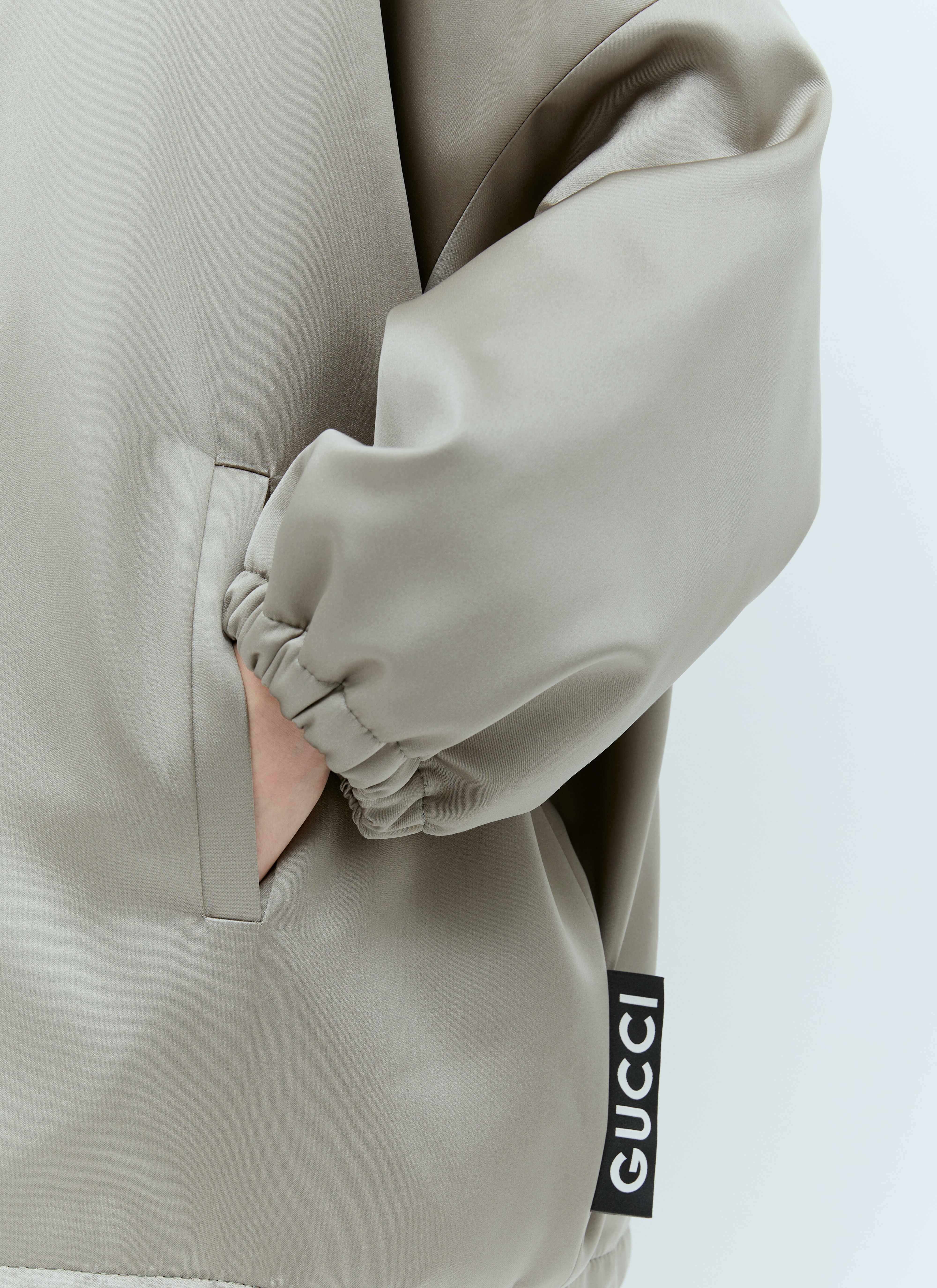Satin Bomber Jacket - 5