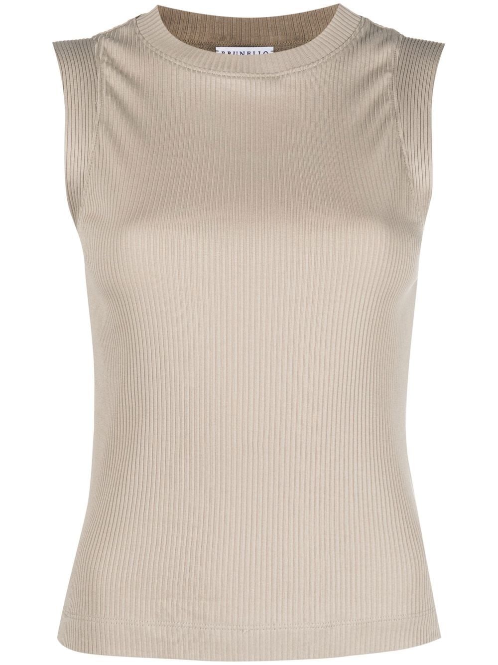 ribbed tank top - 1