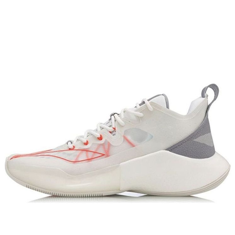 Li-Ning Sonic 8 Low 'White Red' ABAQ035-1 - 1