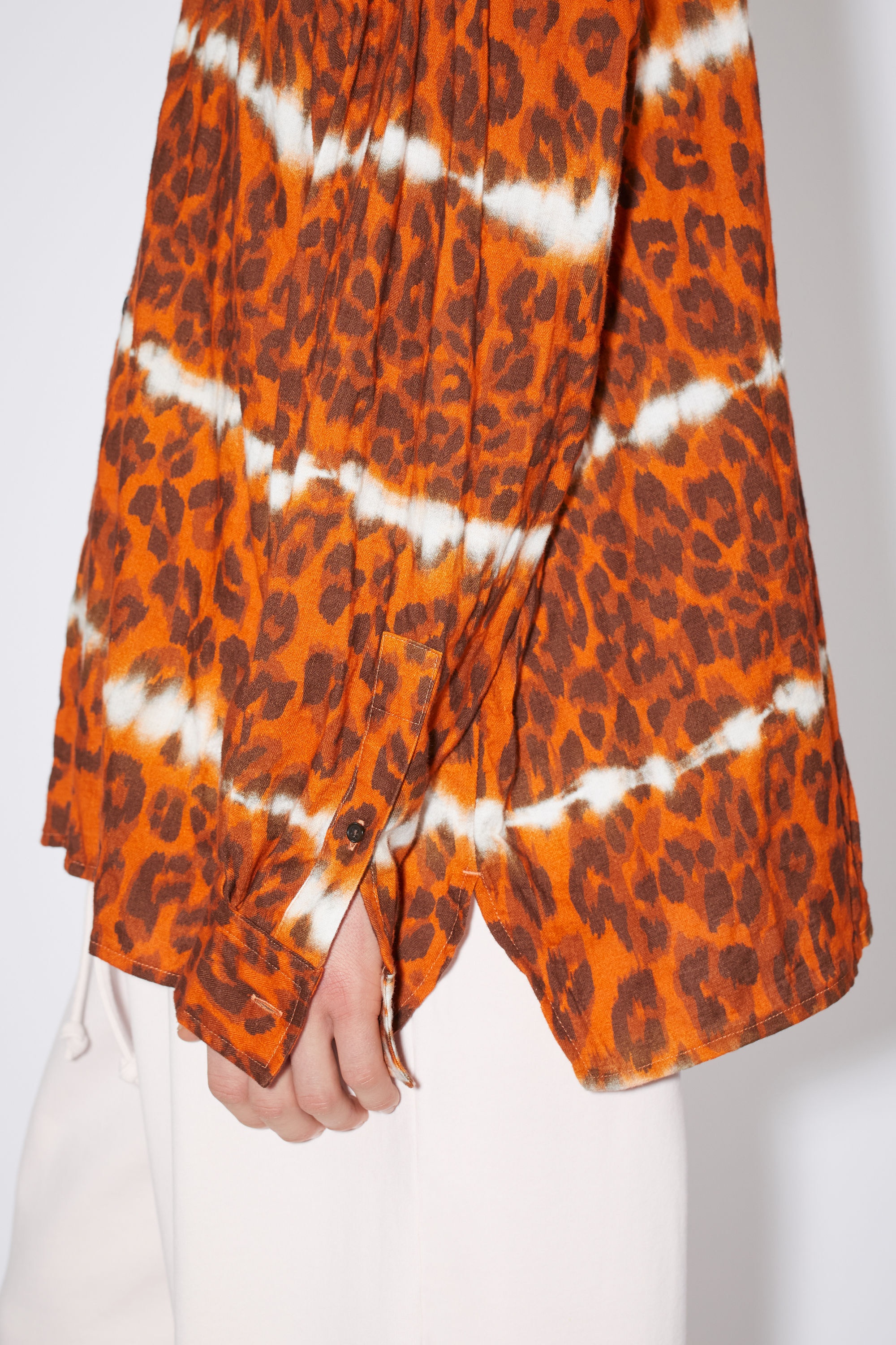 Long sleeve shirt - Rust red/brown - 4