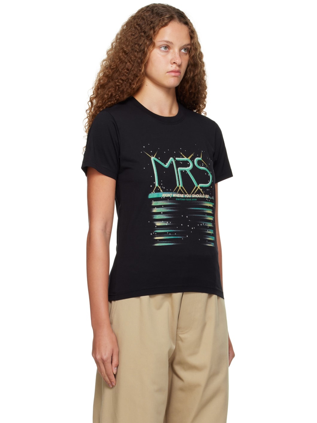 Black 'Right Where You Should Be' T-Shirt - 2