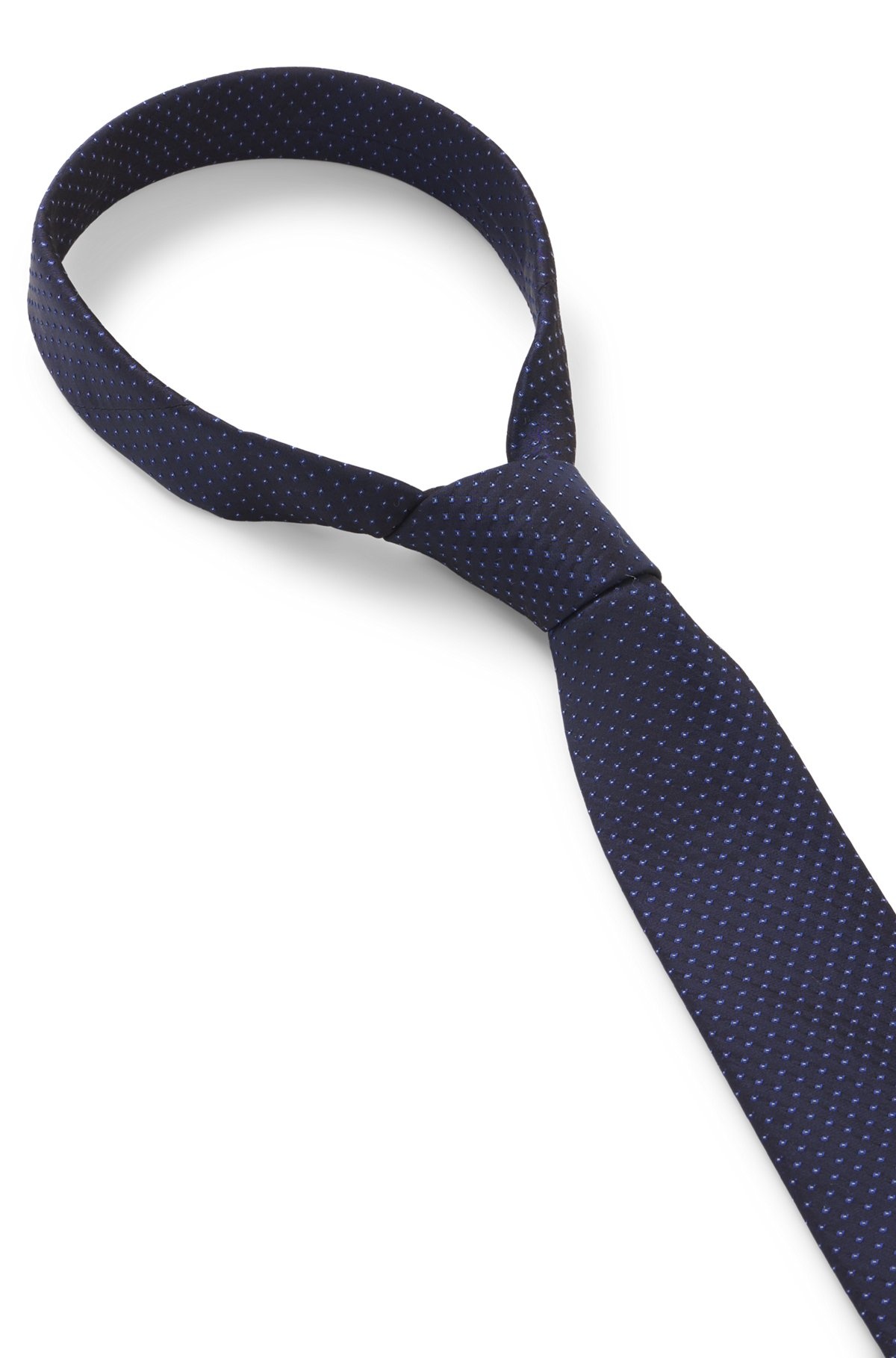 SILK TIE WITH JACQUARD PATTERN - 6