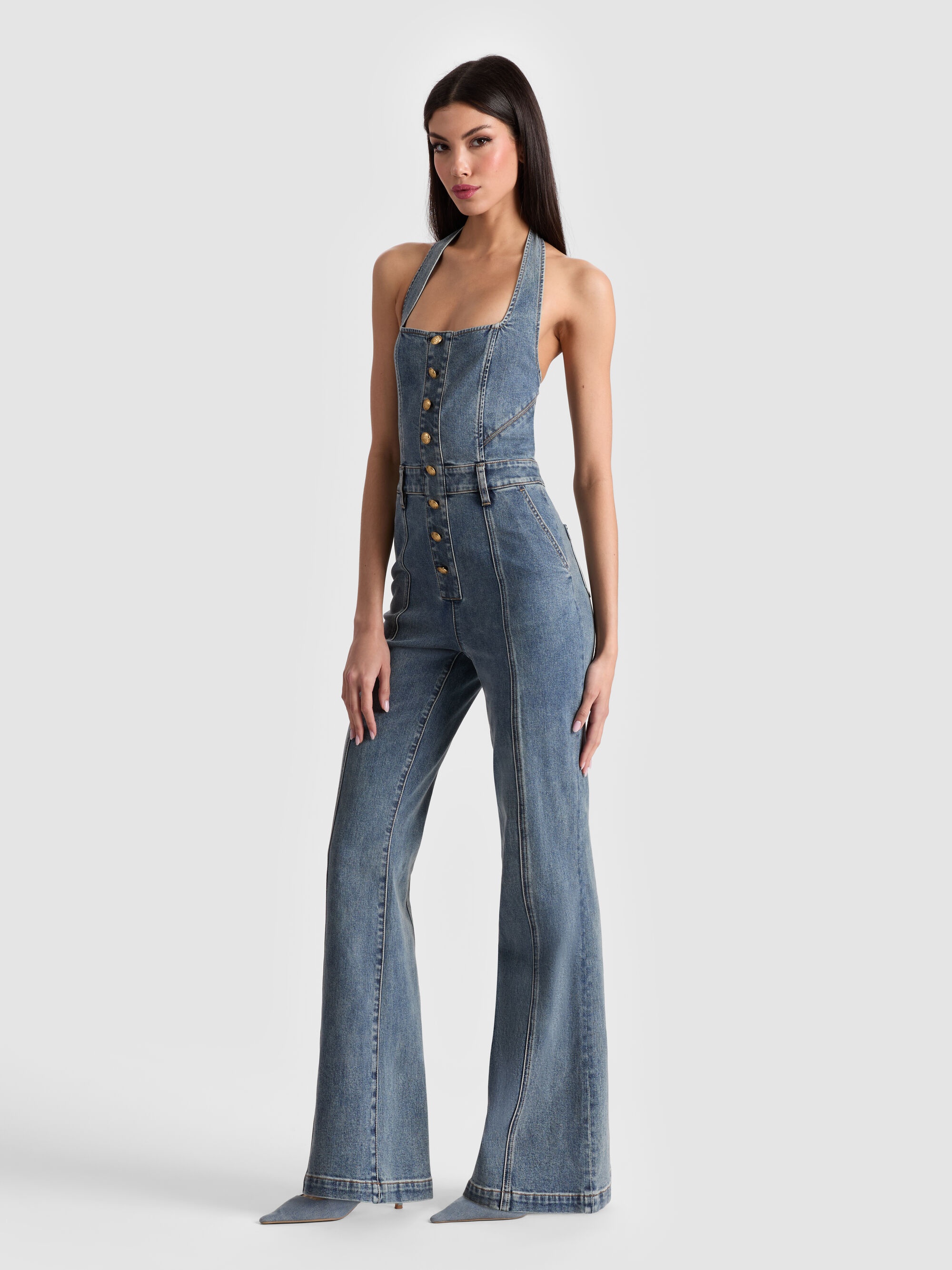 PENNIE DENIM JUMPSUIT - 6