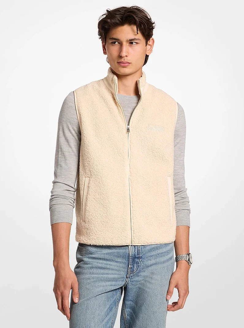 Sherpa Zip-Up Vest - 1
