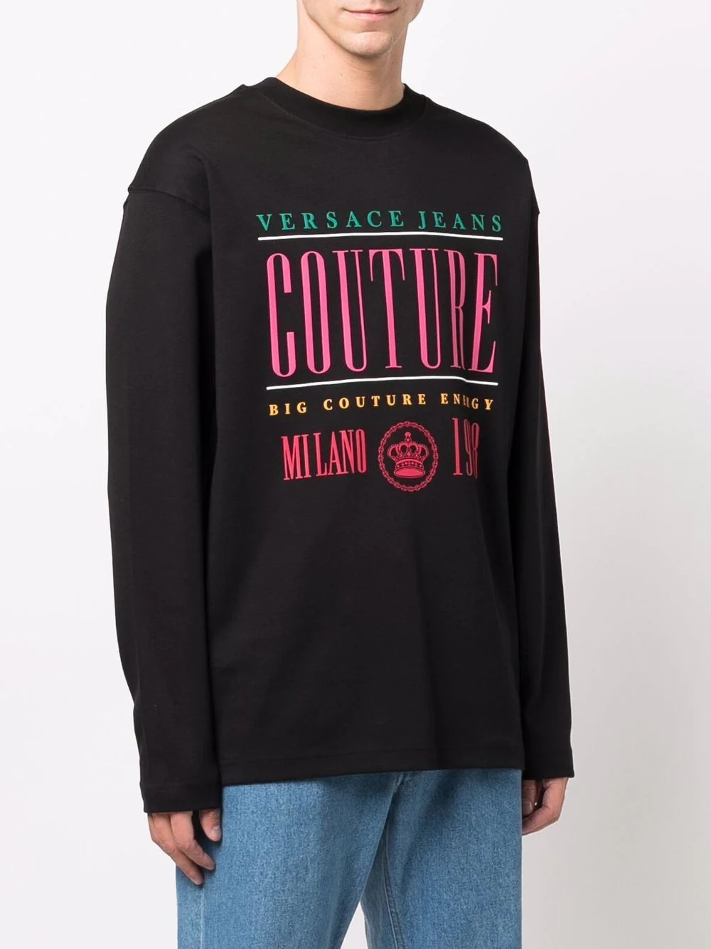 logo lettering sweatshirt - 3