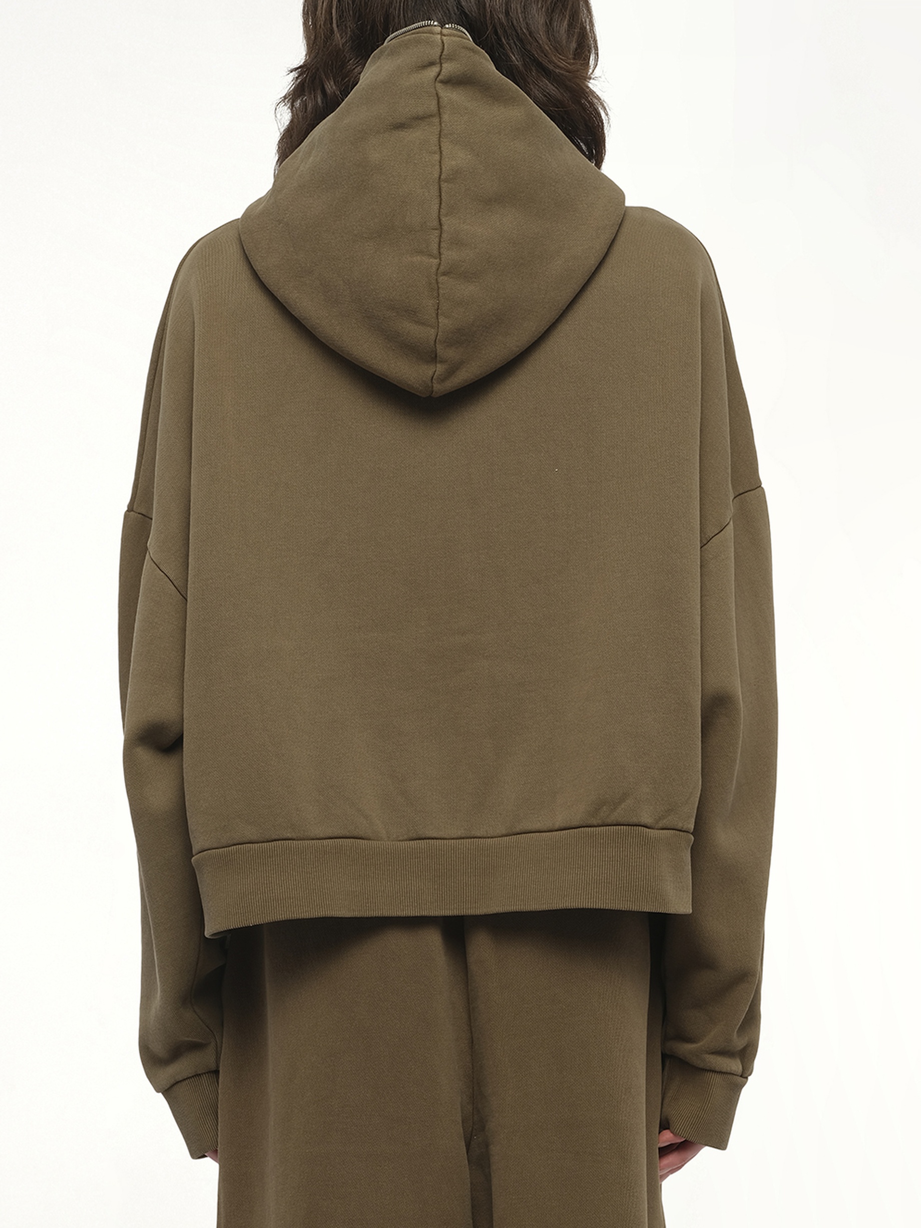 Eternal Zip Hoodie in Military - 6