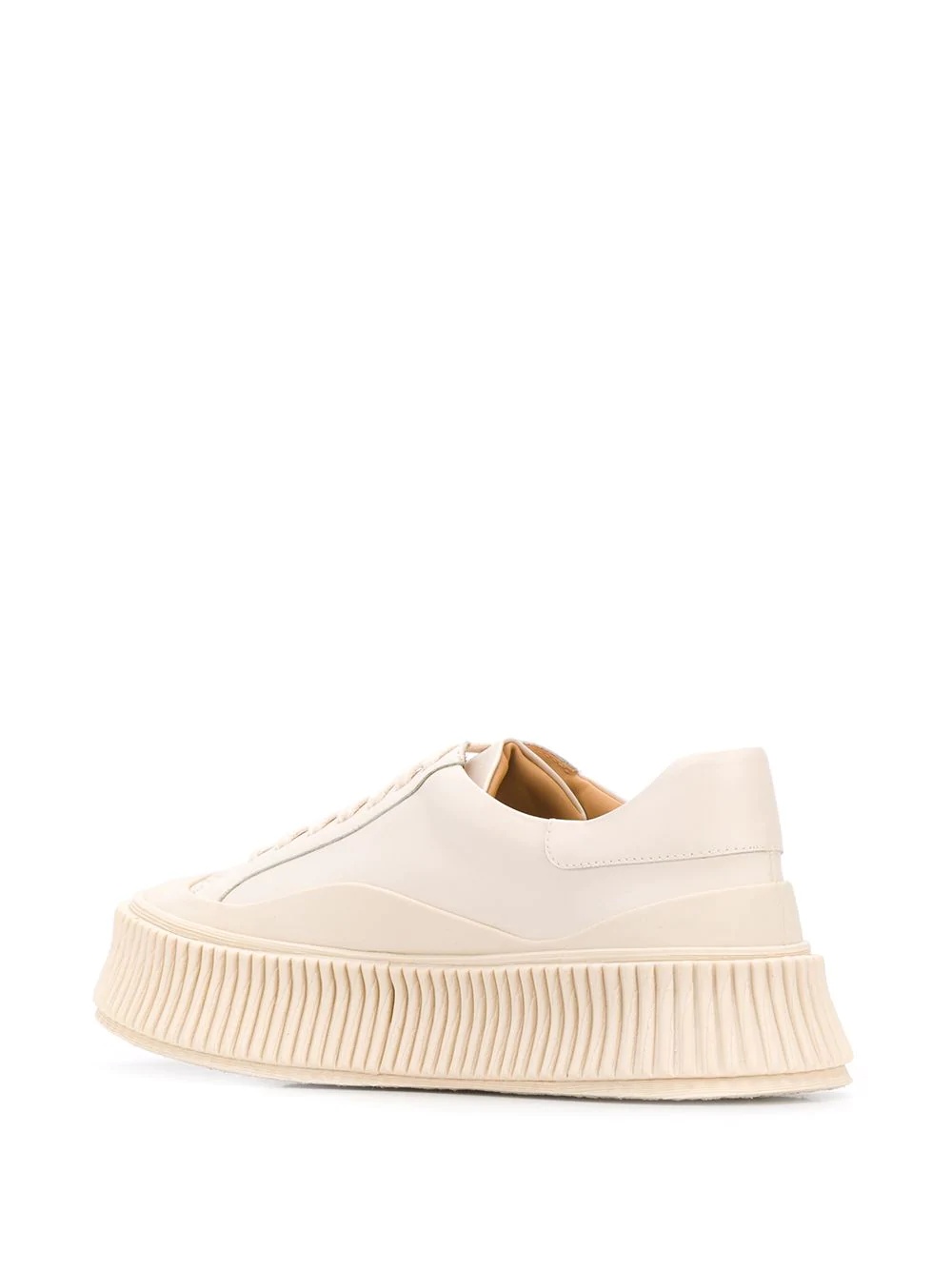 low-top platform sneakers - 3