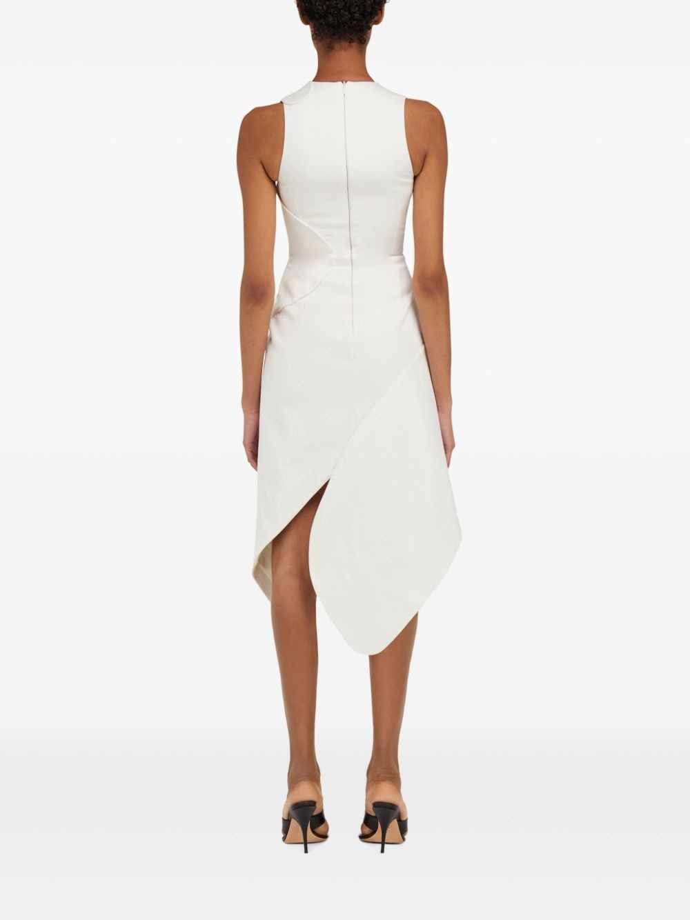 asymmetric midi dress - 3