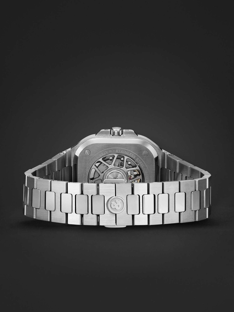 GMT Automatic 41mm Stainless Steel Watch, Ref. No. BR05G-BL-ST/SST 7