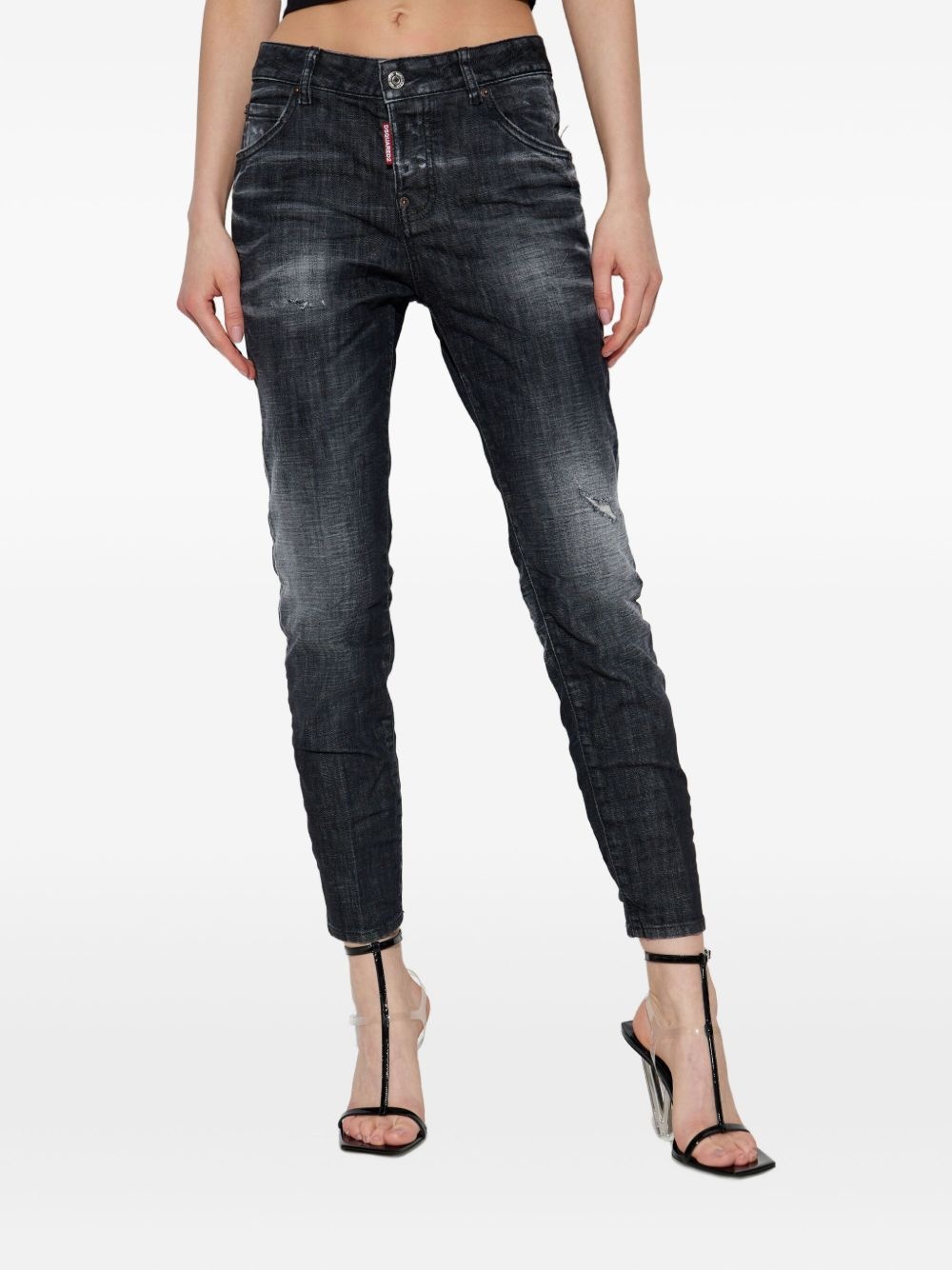 ripped-detail jeans - 3